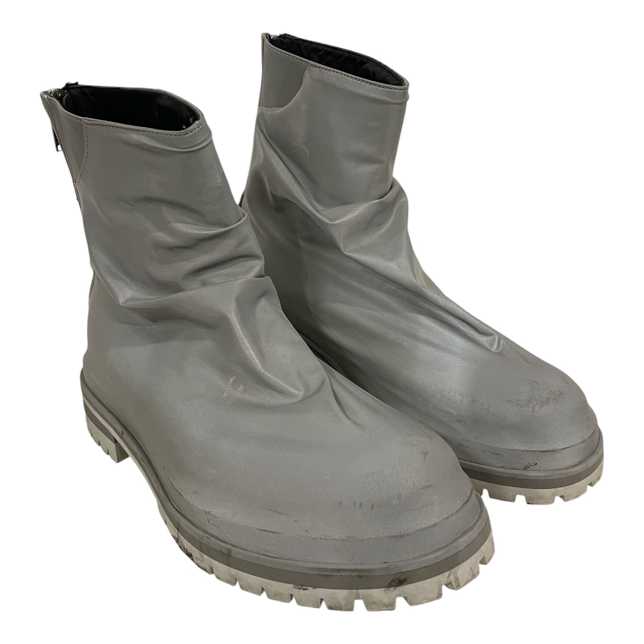 424(FourTwoFour)/Rain Boots/US 13/Cotton/SLV/reflective view 1