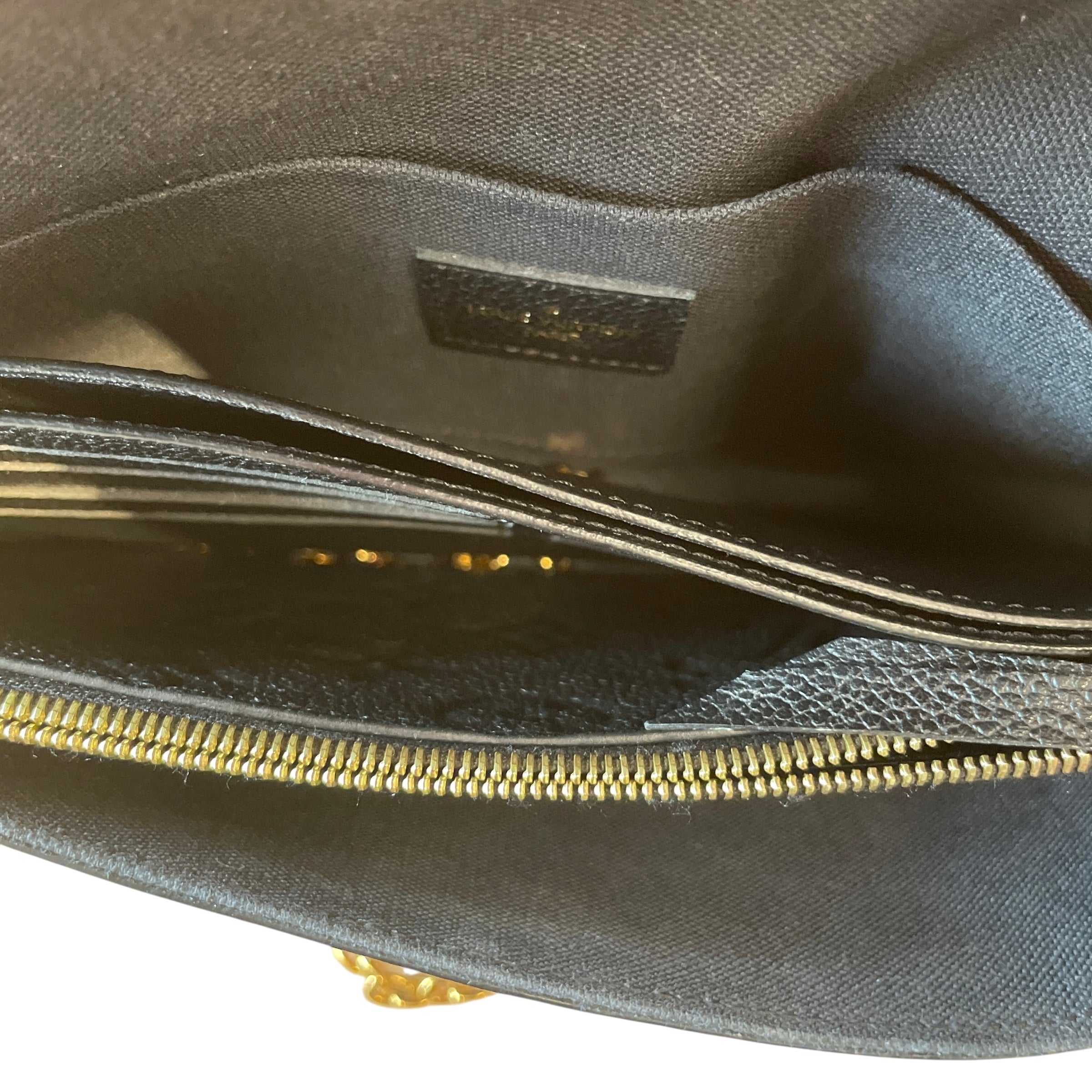 LOUIS VUITTON/Cross Body Bag/Monogram/Leather/BLK/POCHETTE FELICIE CROSSBODY view 7