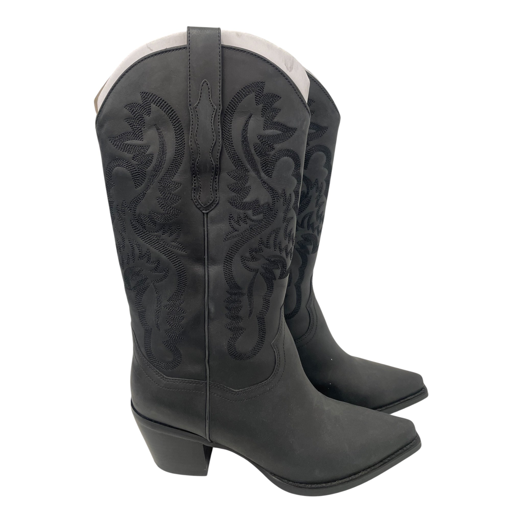 Jeffrey Campbell/Western Boots/US 8.5/Leather/BLK/ view 1