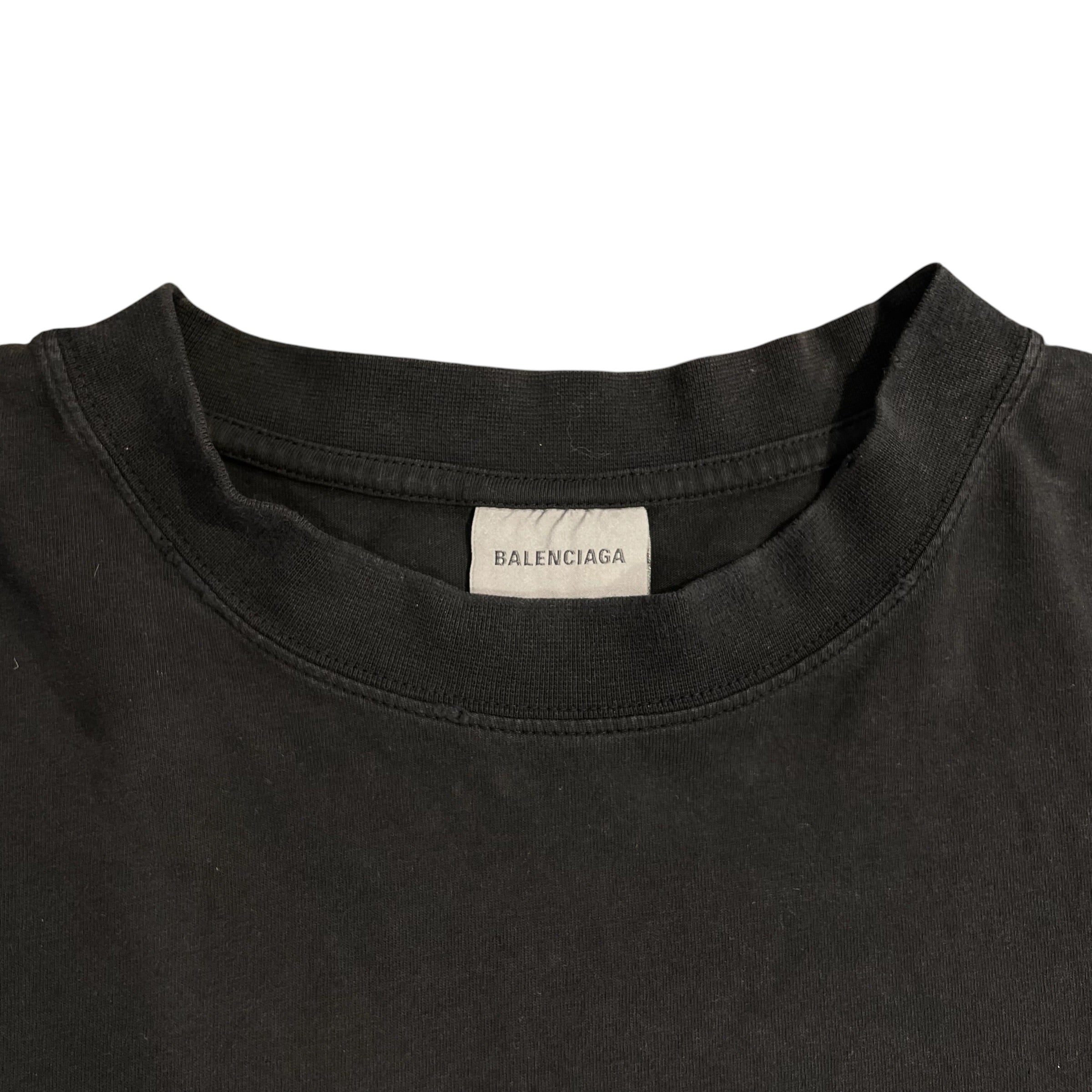 BALENCIAGA/T-Shirt/XXL/Cotton/BLK/ view 6