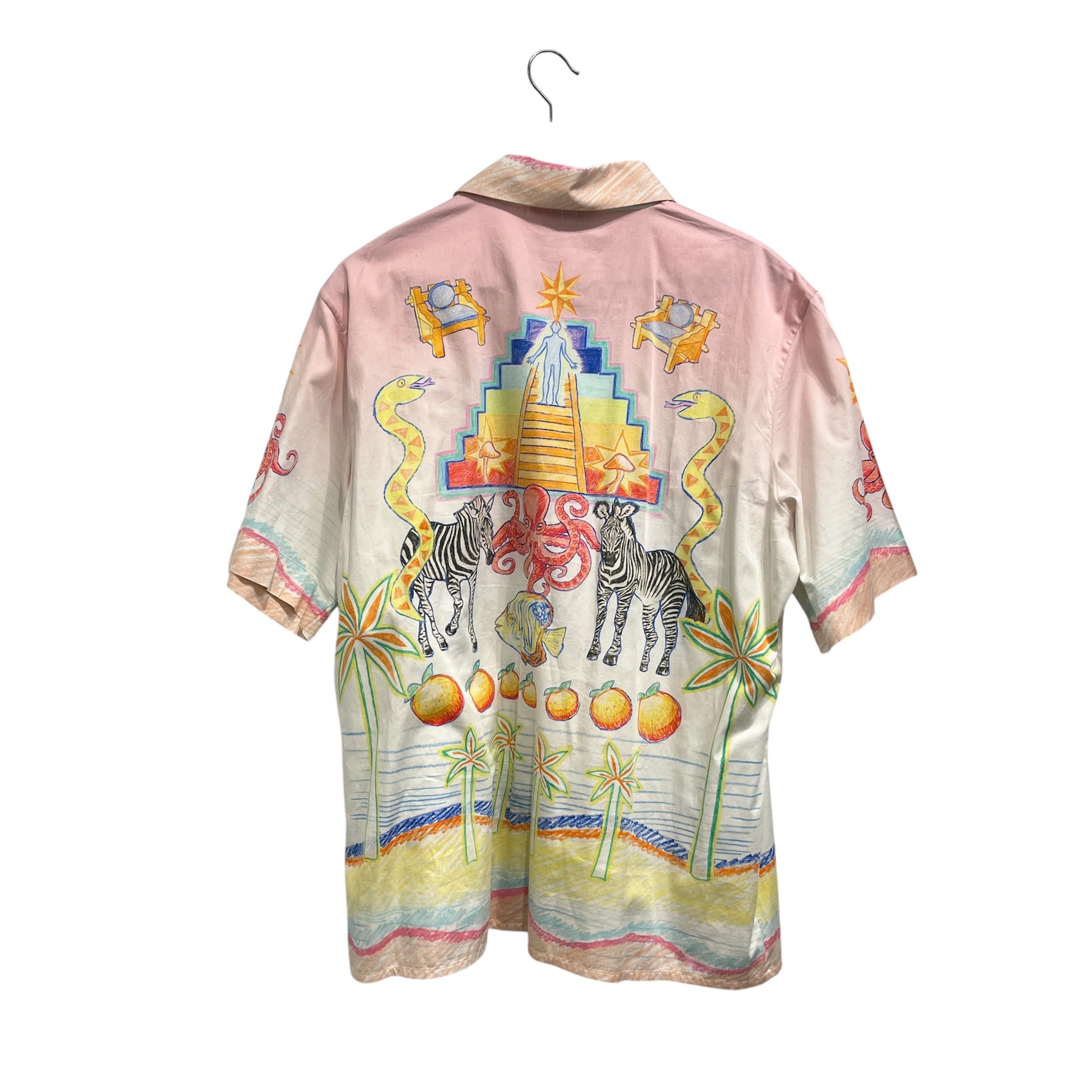 CASABLANCA/T-Shirt/XL/Cotton/MLT/All Over Print/ZEBRA OCTOPUS view 2