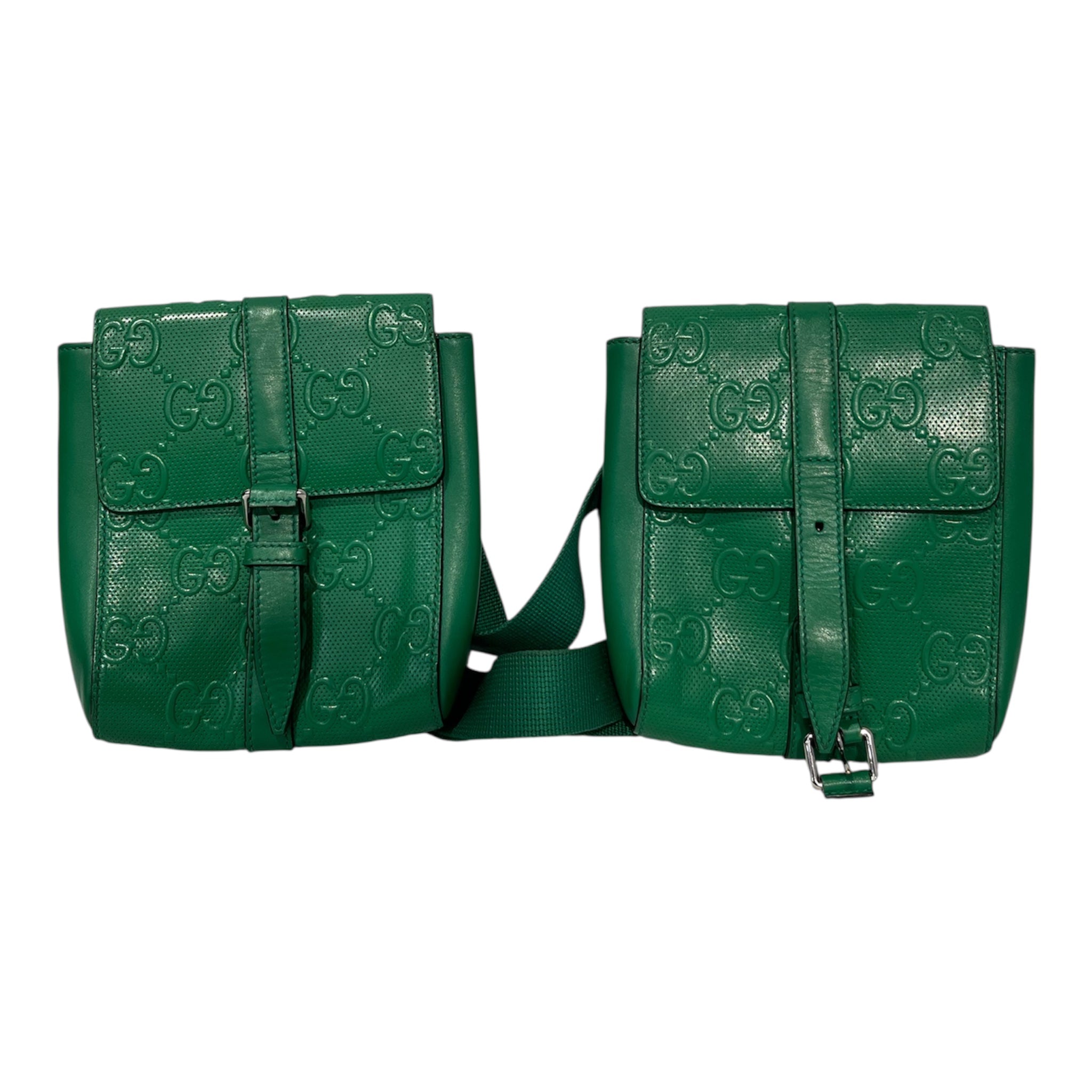 GUCCI/Fanny Pack/Leather/GRN/631339525040 GG BAG CALFSKIN view 1