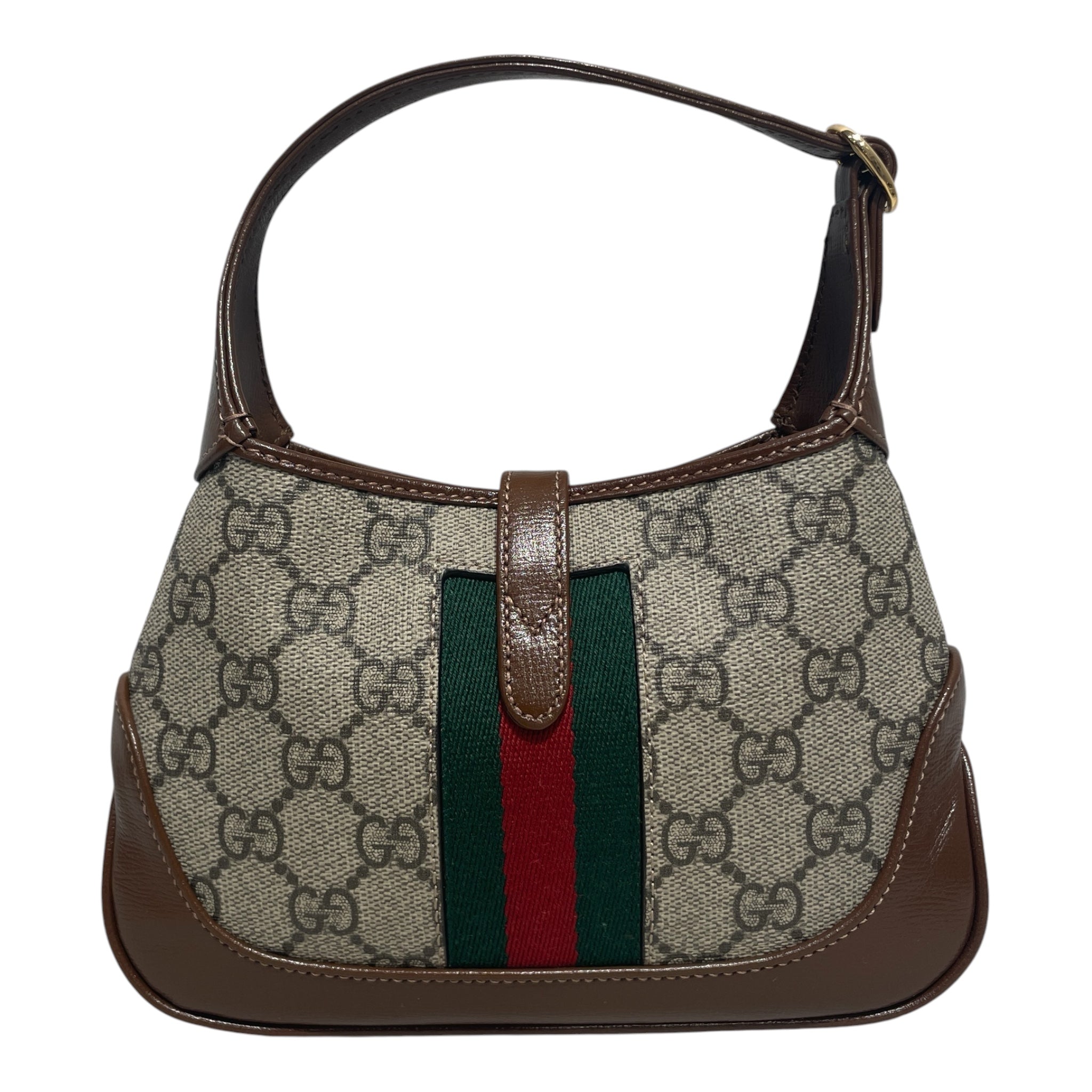GUCCI/Hand Bag/Monogram/Leather/BEG/mini jackie 1961 view 2