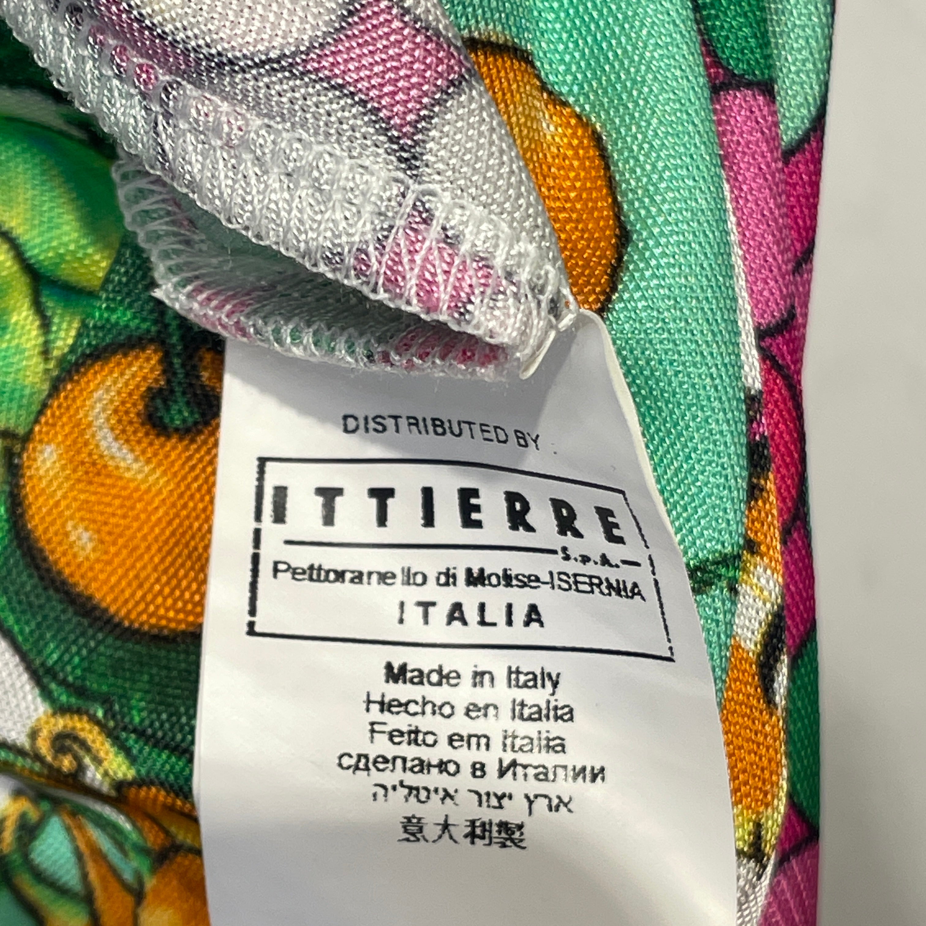 VERSACE JEANS COUTURE/SL Dress/28/All Over Print/Rayon/MLT/HALTER/CIRCLES/ORANGE FLOWERS view 4