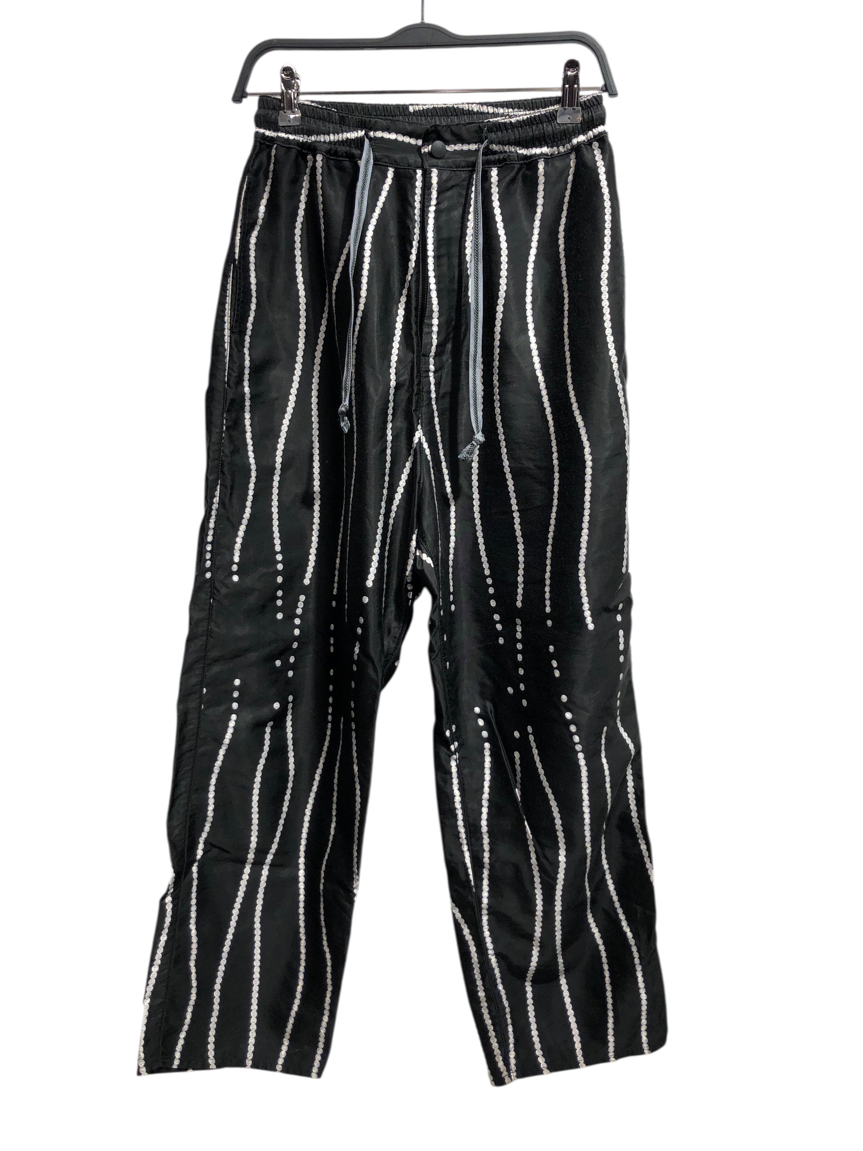 KAPITAL/Pants/1/Rayon/BLK/All Over Print/strings of pearls view 1