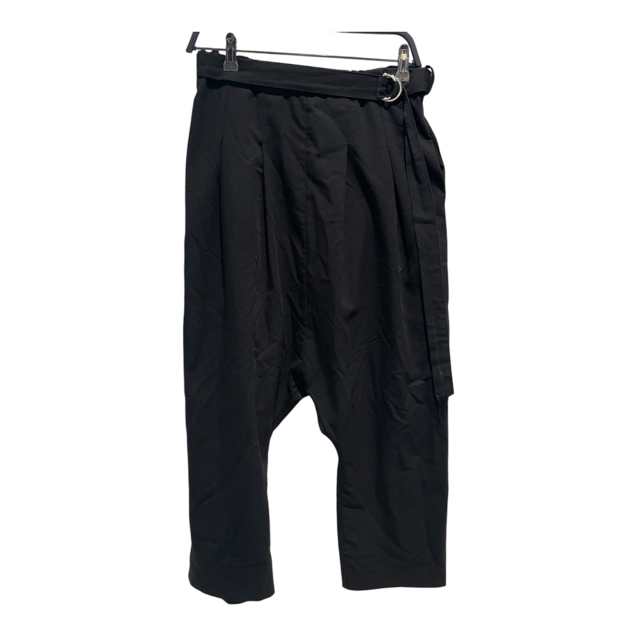 La Haine Inside Us/Pants/L/Polyester/BLK/Drop Crotch Belt Pants view 1
