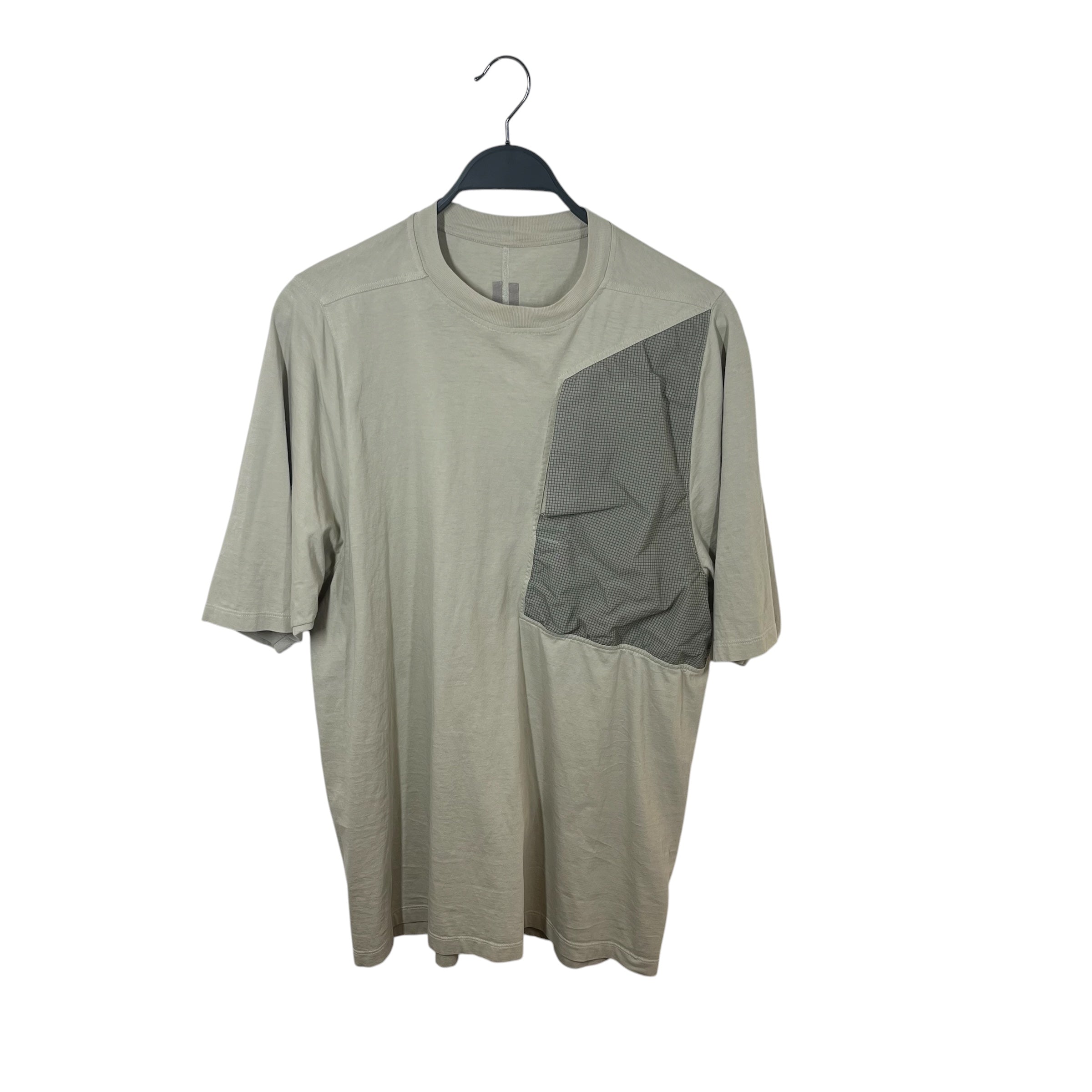 Rick Owens/T-Shirt/M/Cotton/CRM/Pocket Level t-shirt view 1