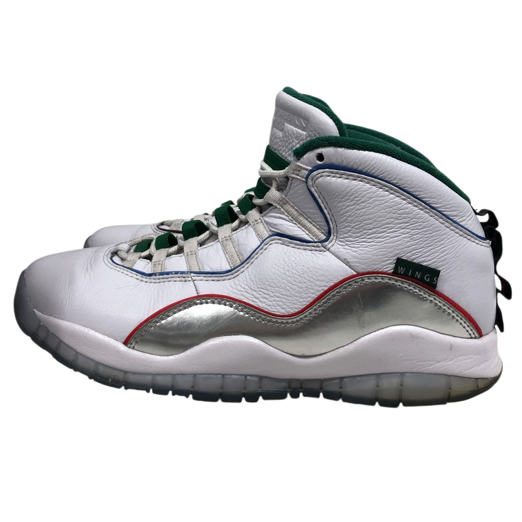 NIKE/Hi-Sneakers/US 11/Leather/WHT/Jordan 10 Retro WINGS view 2