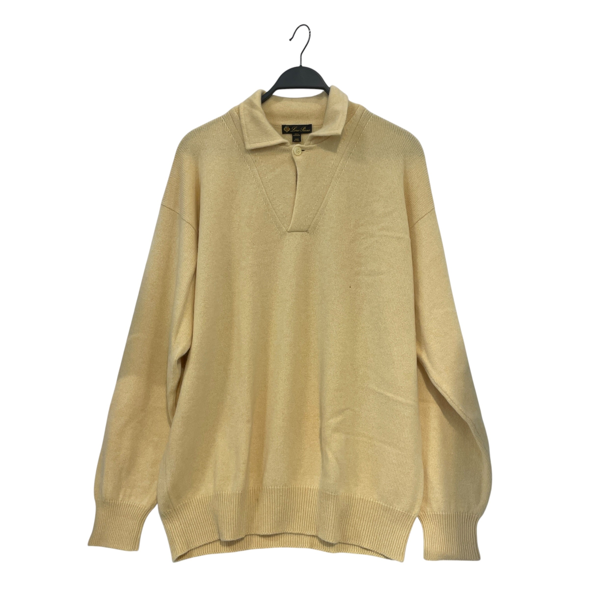 Loro Piana/Sweater/56/Cashmere/YEL/CASHMERE YLLW LS SWEATER view 1