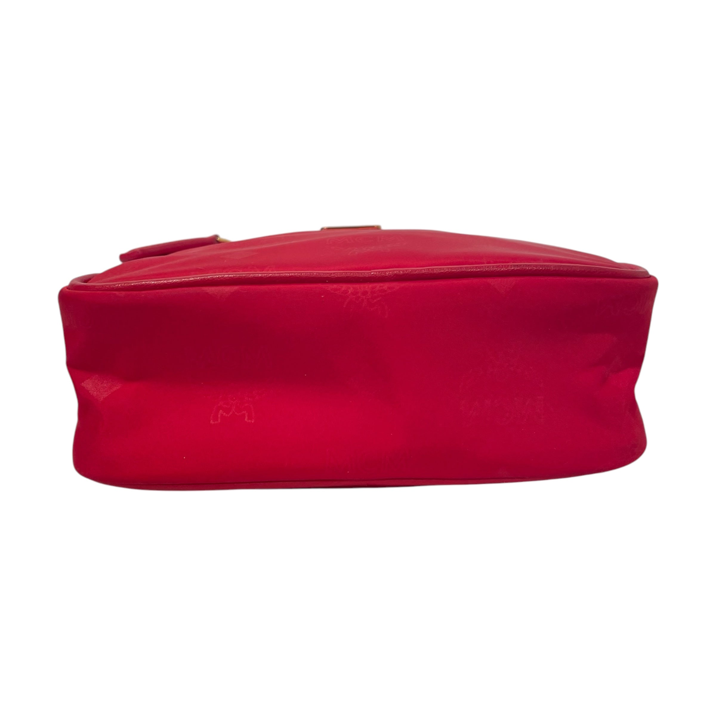 MCM/Cross Body Bag/Monogram/Nylon/RED/ view 3