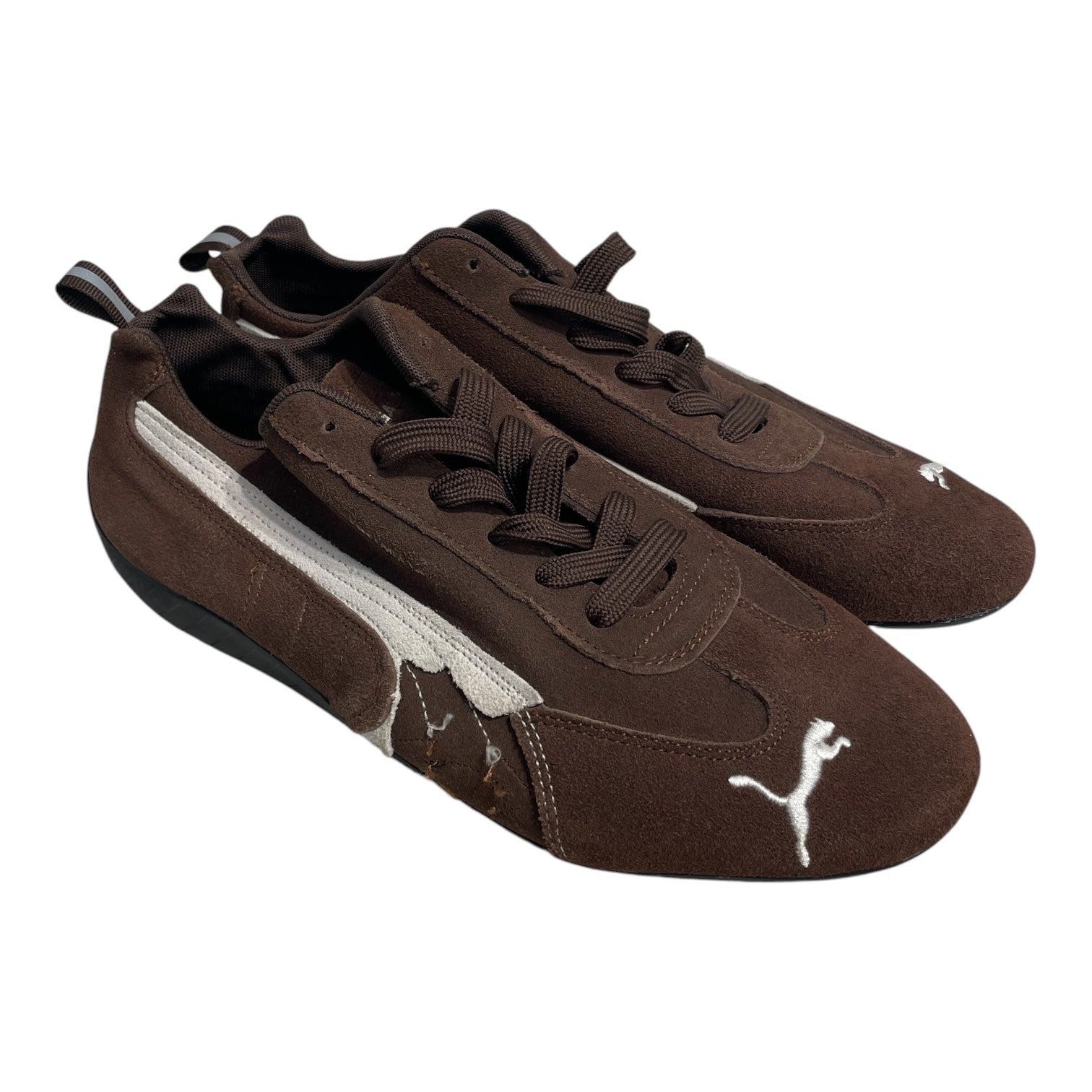BALENCIAGA/PUMA/Low-Sneakers/US 11.5/Suede/BRW/BROWN SUEDE COLLAB view 1