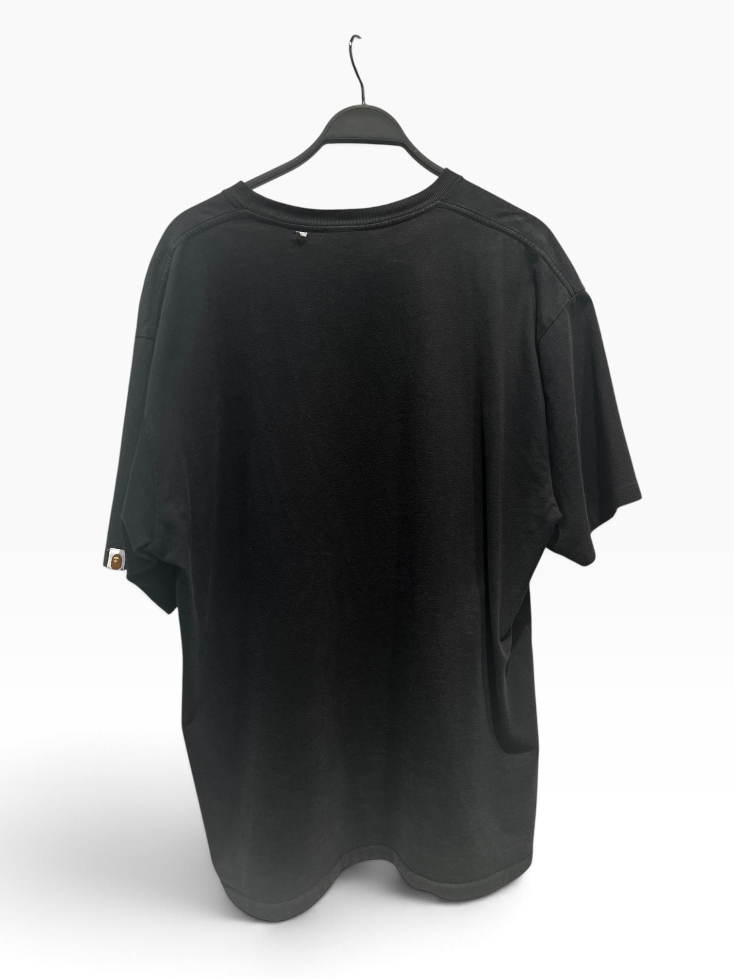 A BATHING APE/T-Shirt/XXXL/Cotton/BLK/Graphic/A BATHING SNAKESKIN LOGO view 2