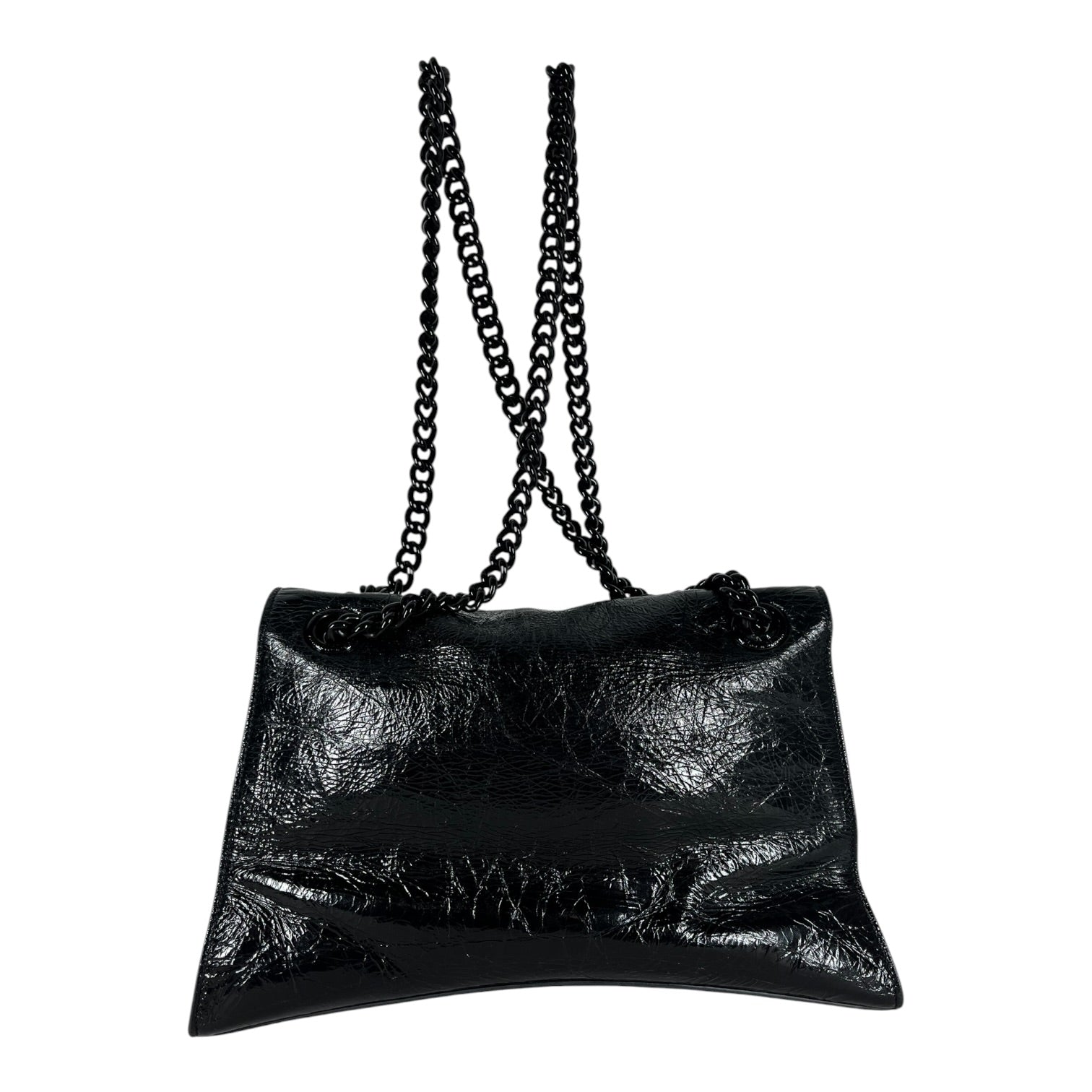 BALENCIAGA/Hand Bag/Leather/BLK/BLACK HARDWARE CRUSH view 2