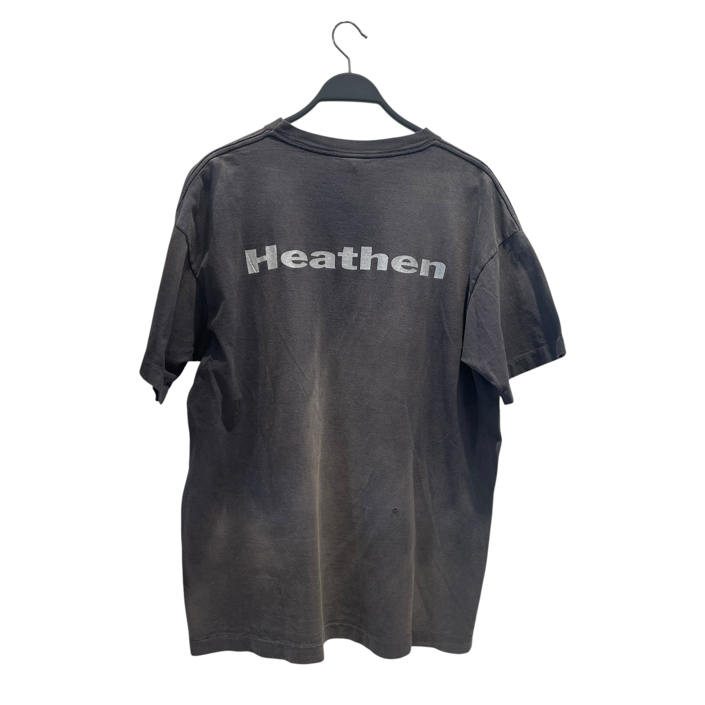 SAINT MICHAEL/T-Shirt/XL/Cotton/GRY/All Over Print/DEAD HEATHENS PRINT view 2