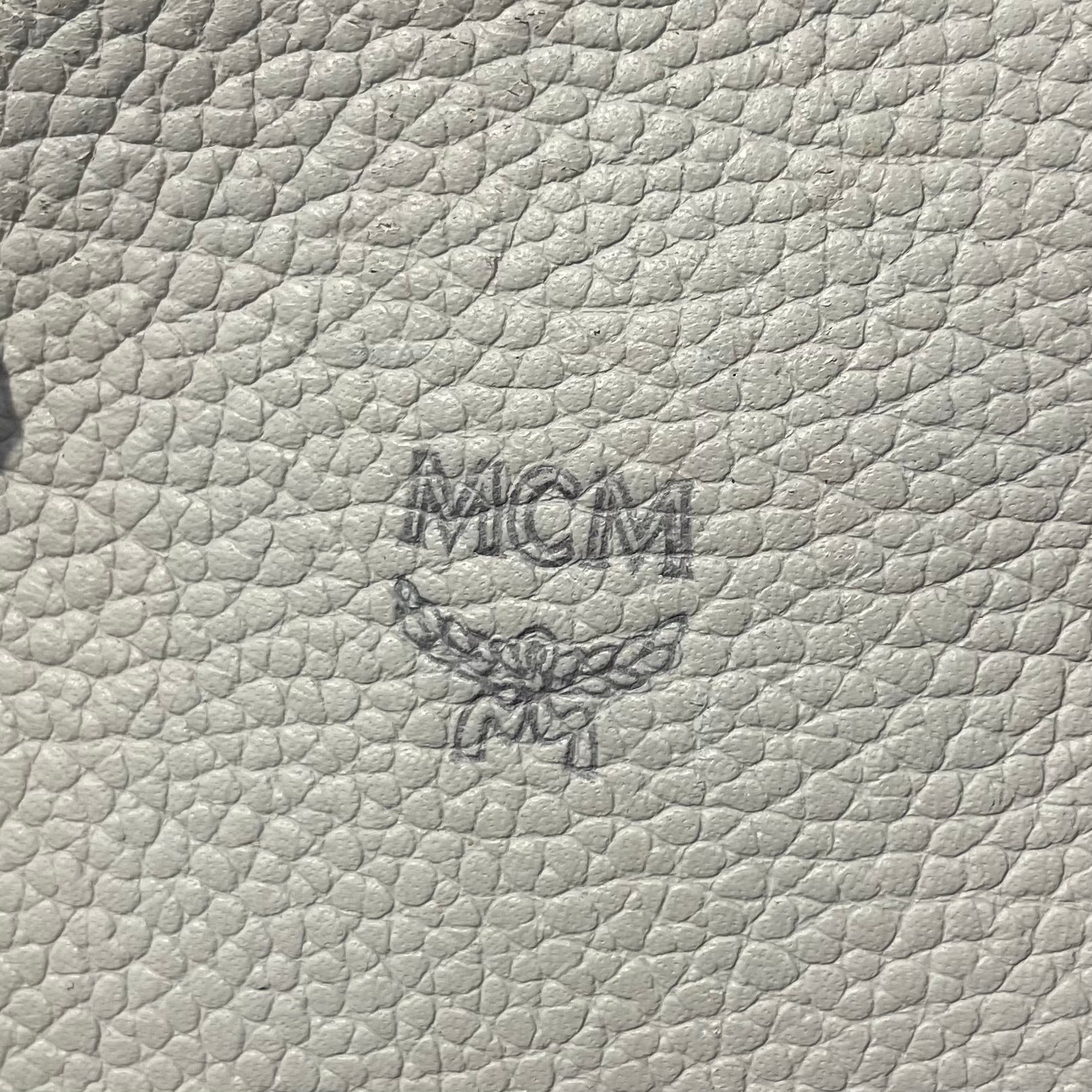 MCM/Cross Body Bag/Leather/GRY/Grained Leather Handle view 5
