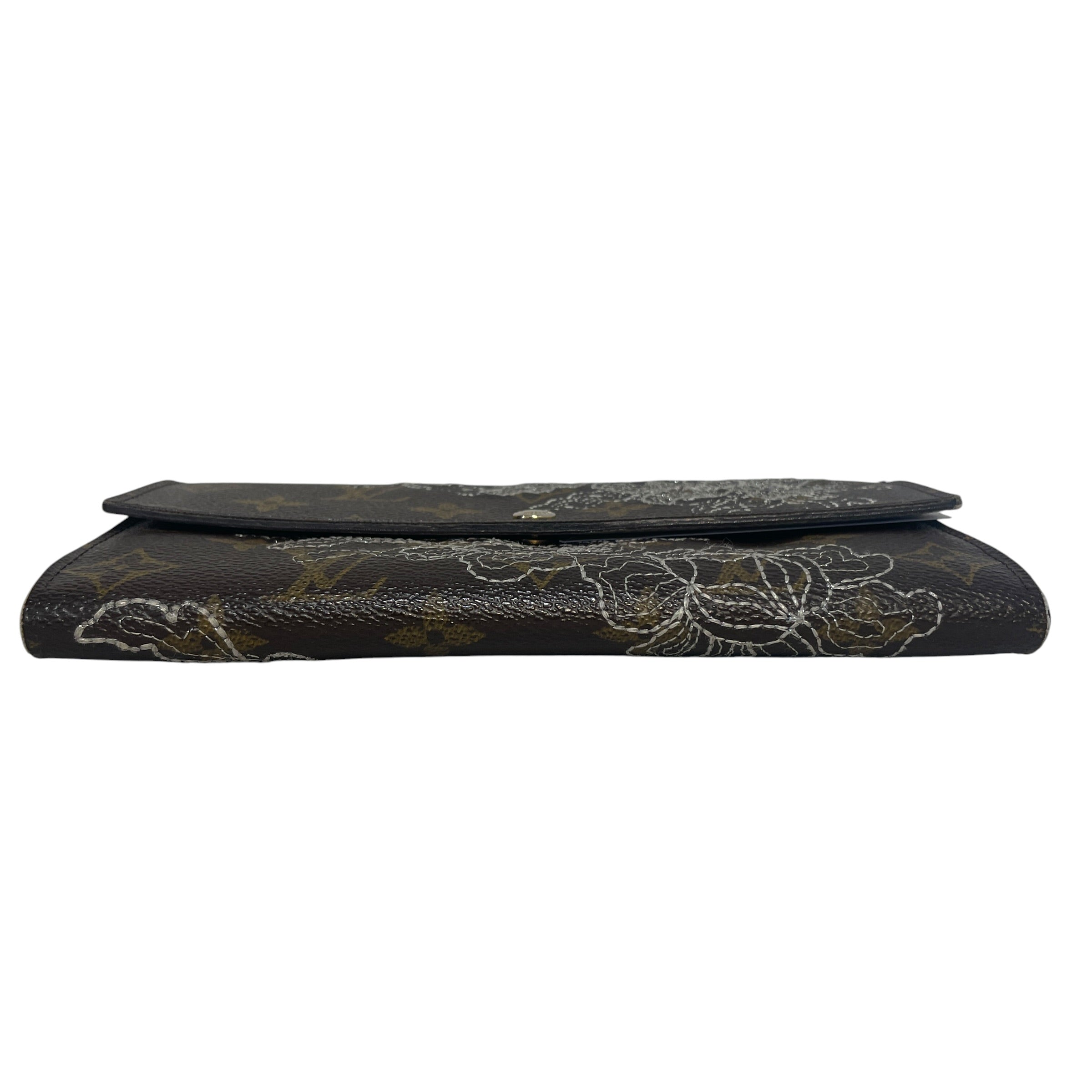 LOUIS VUITTON/Long Wallet/Monogram/Leather/BRW/L's/Limited Edition Dentelle Sarah view 3