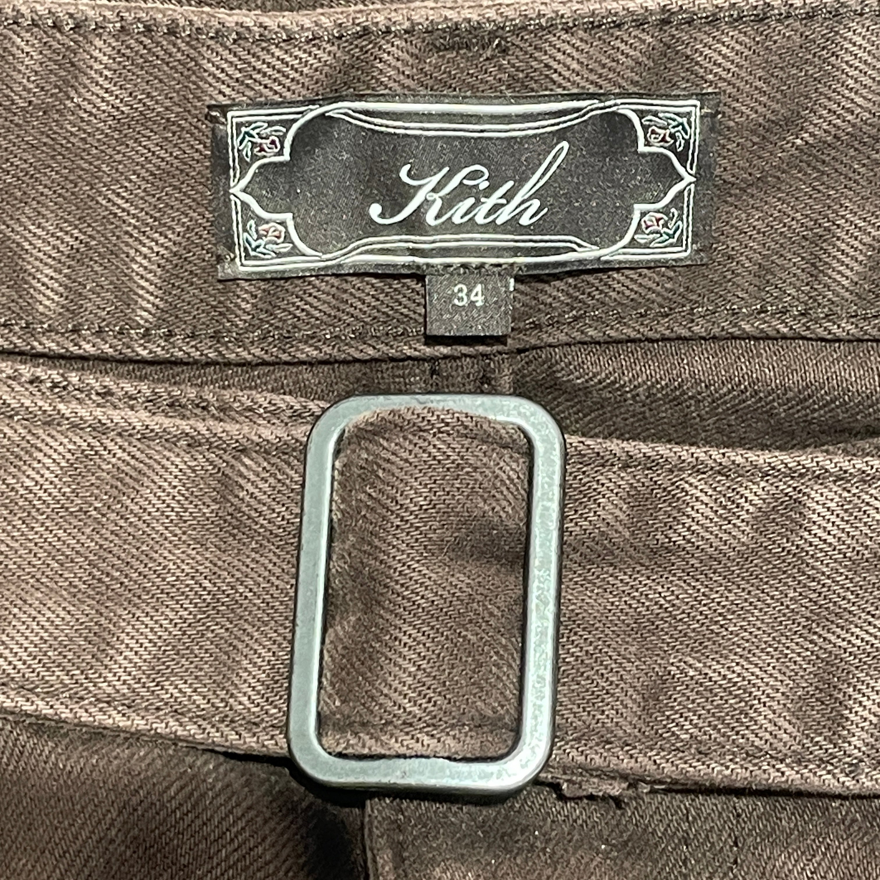 KITH/Pants/34/Denim/BRW/W belt view 3