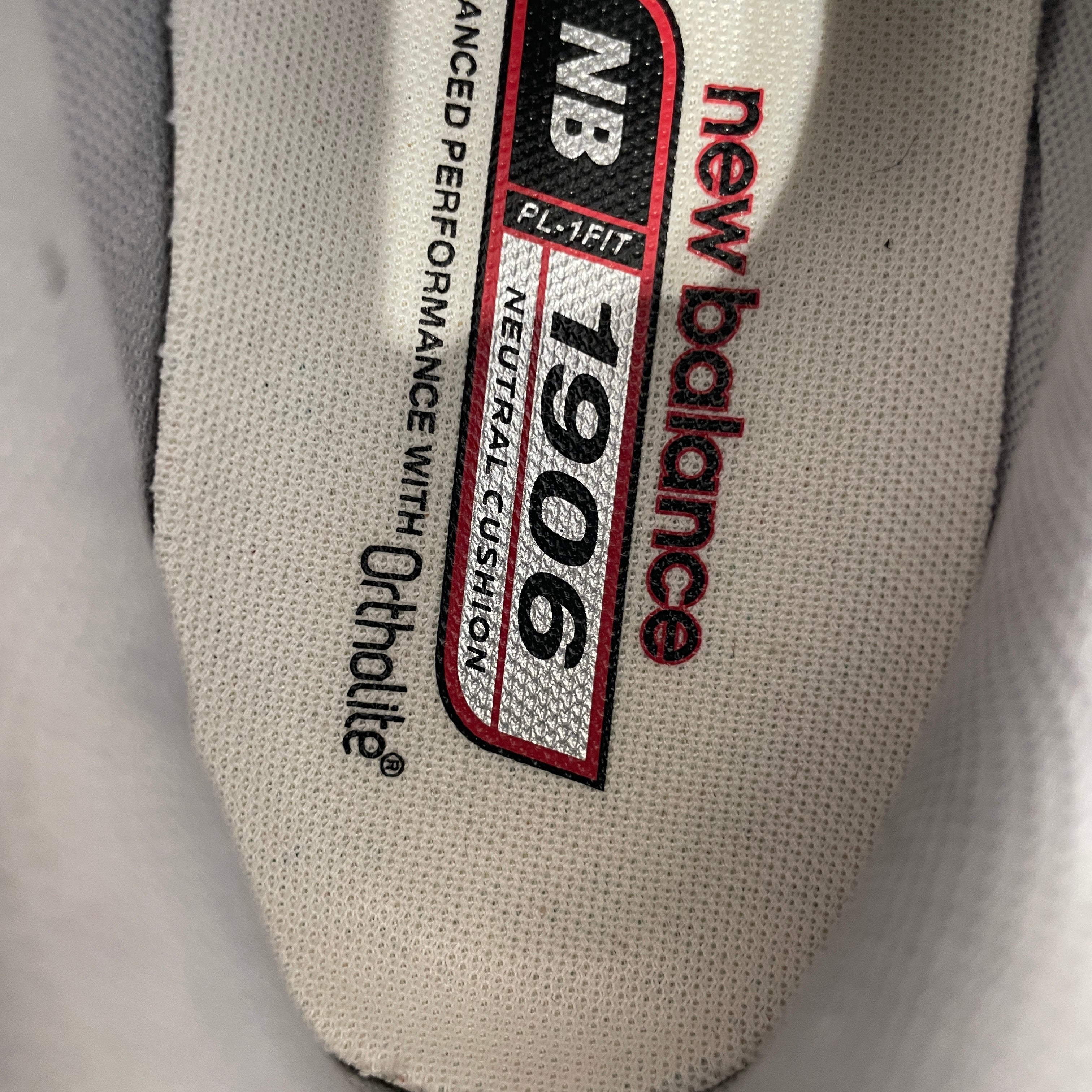 NEW BALANCE/Low-Sneakers/EU 6.5/Leather/WHT/1906 Sea Salt Lone Star Grey view 3