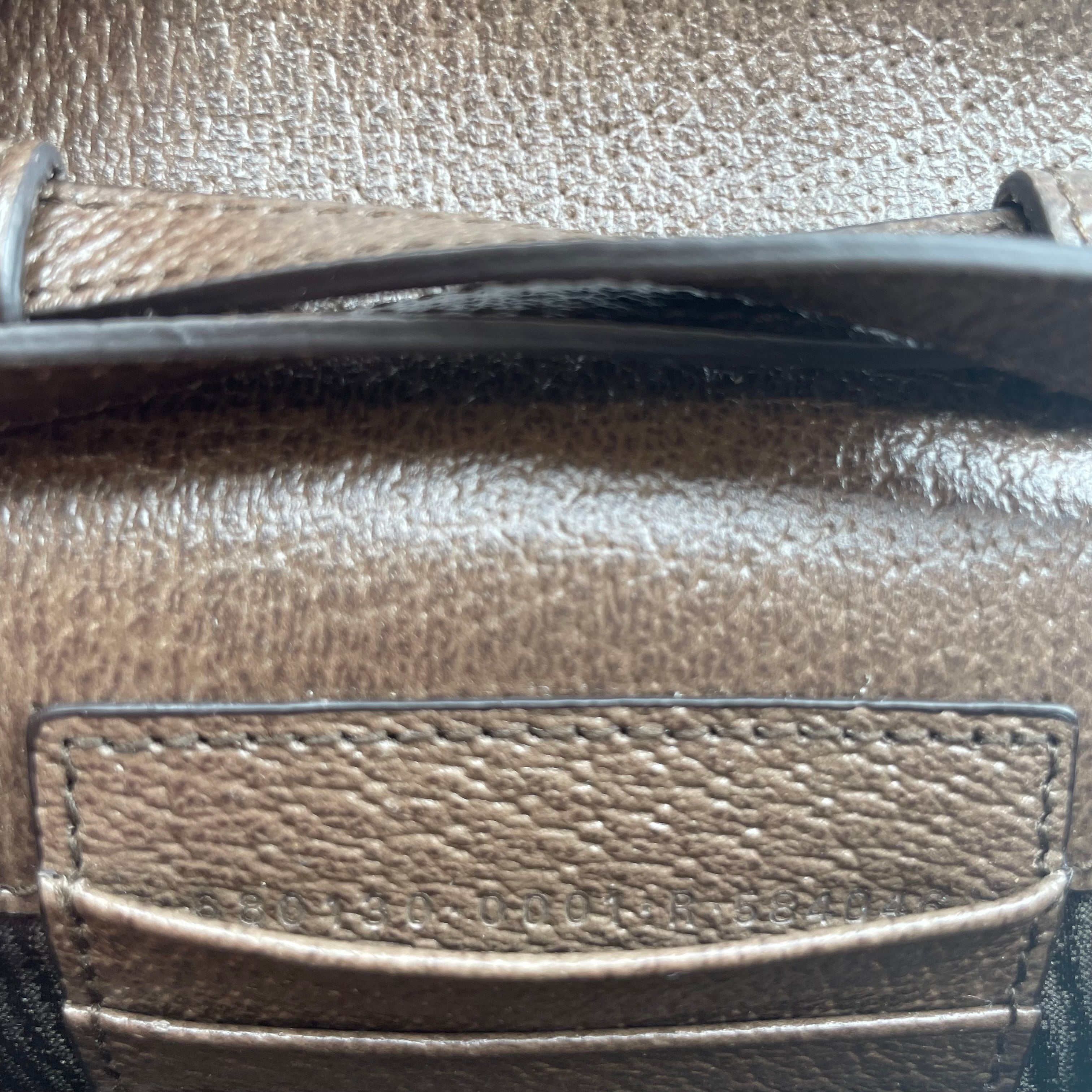 GUCCI/BALENCIAGA/Cross Body Bag/Monogram/Leather/KHK/ophidia small view 4