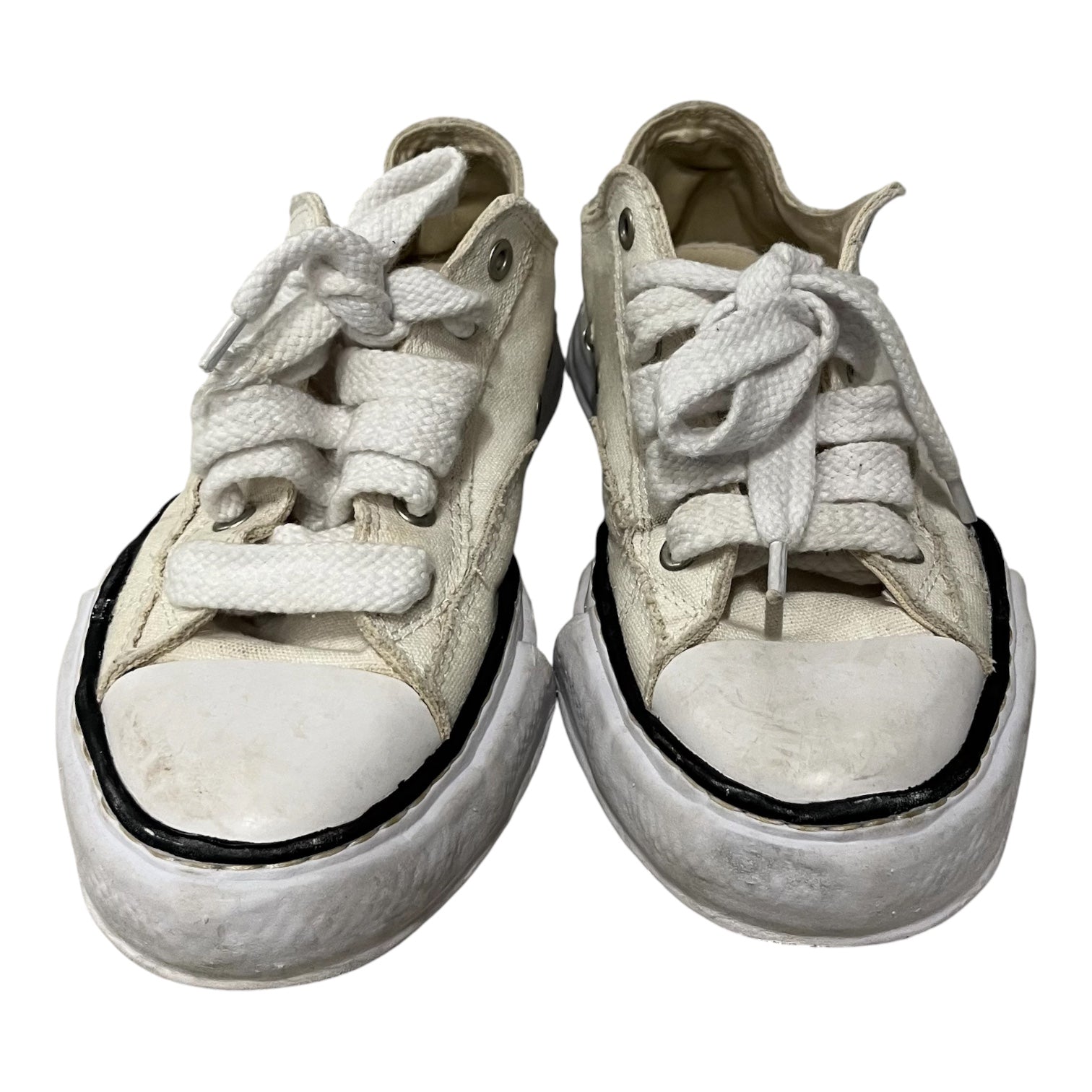MIHARA YASUHIRO/Low-Sneakers/EU 42/Cotton/CRM/ view 2