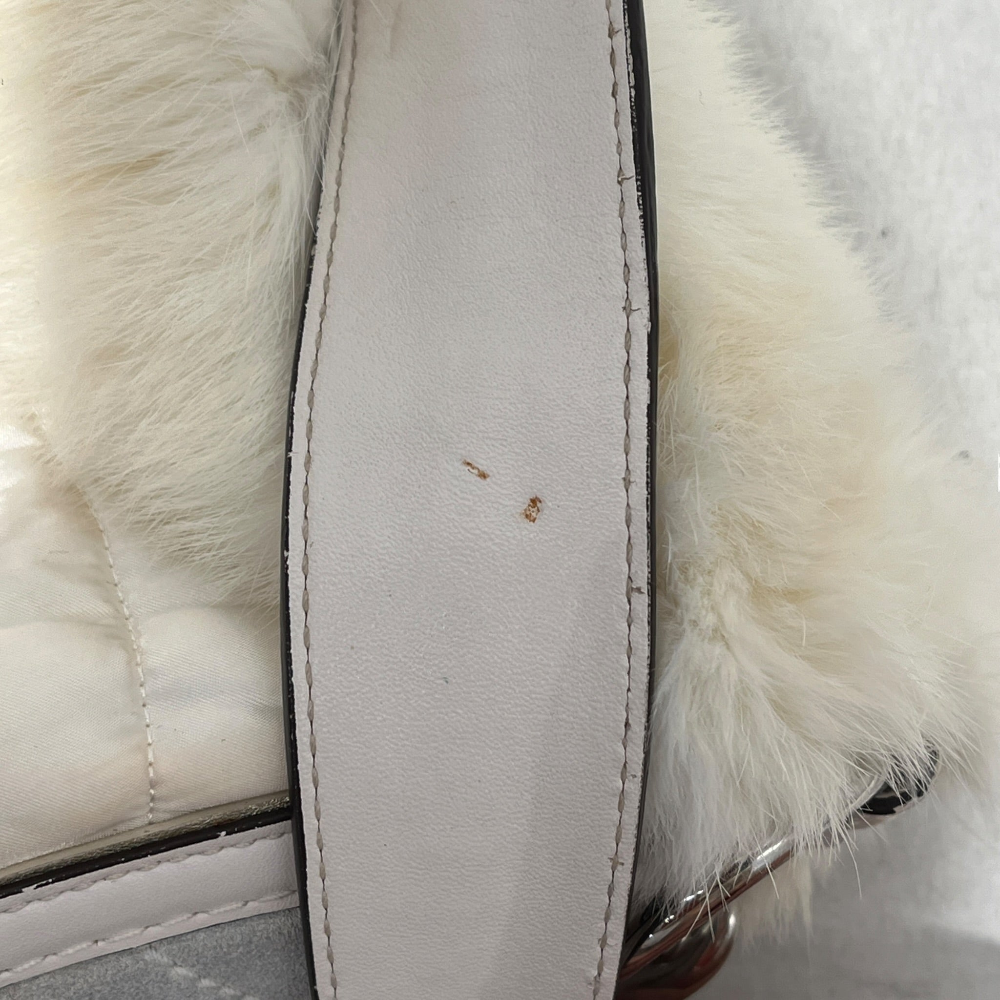 COACH/Hand Bag/Fur/WHT/WHITE FUR SKI BUNNY POUCH BAG view 11