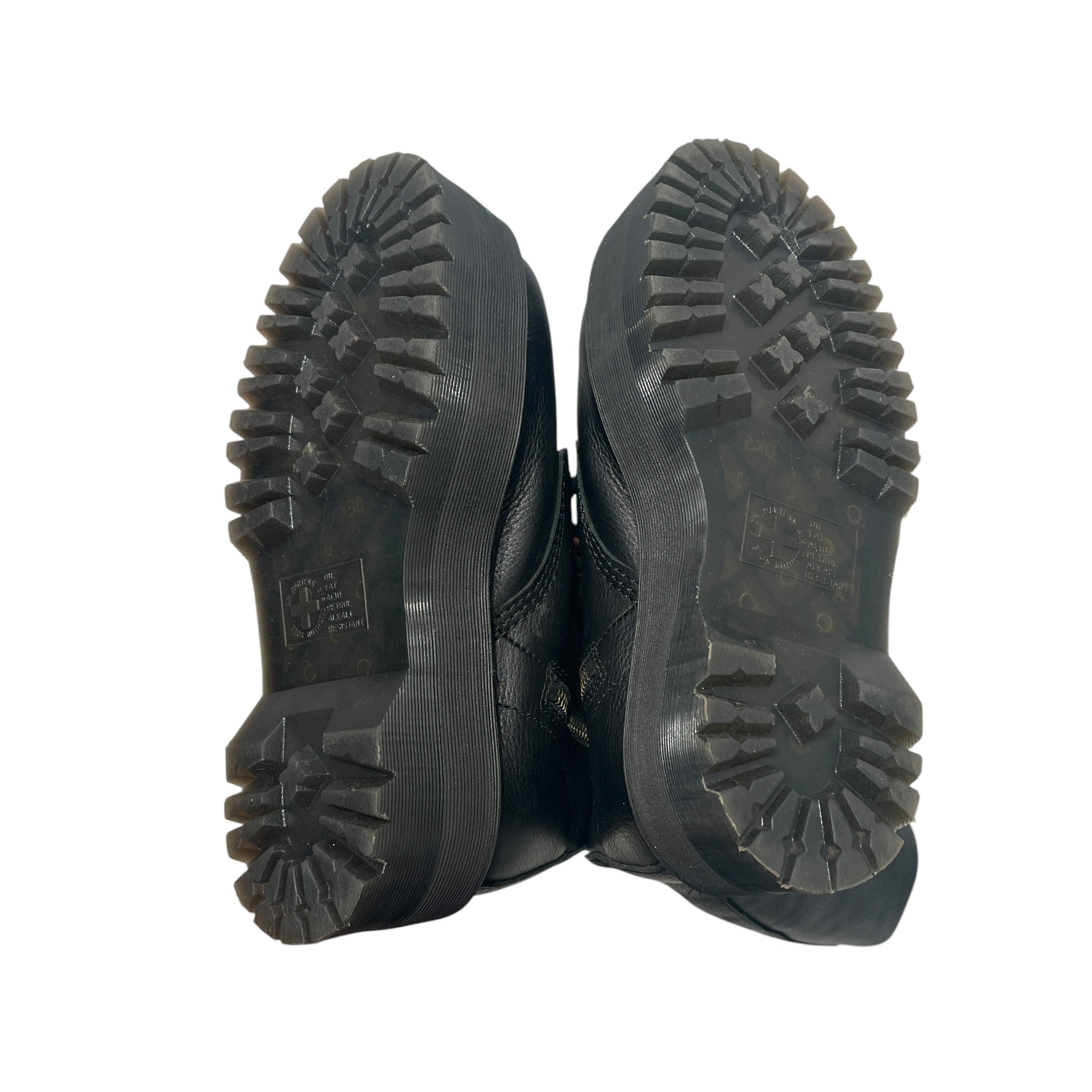 Dr.Martens/DOLLS KILL/Long Boots/US 7/Leather/BLK/LONG LACE UP PLATFORM BOOTS view 7