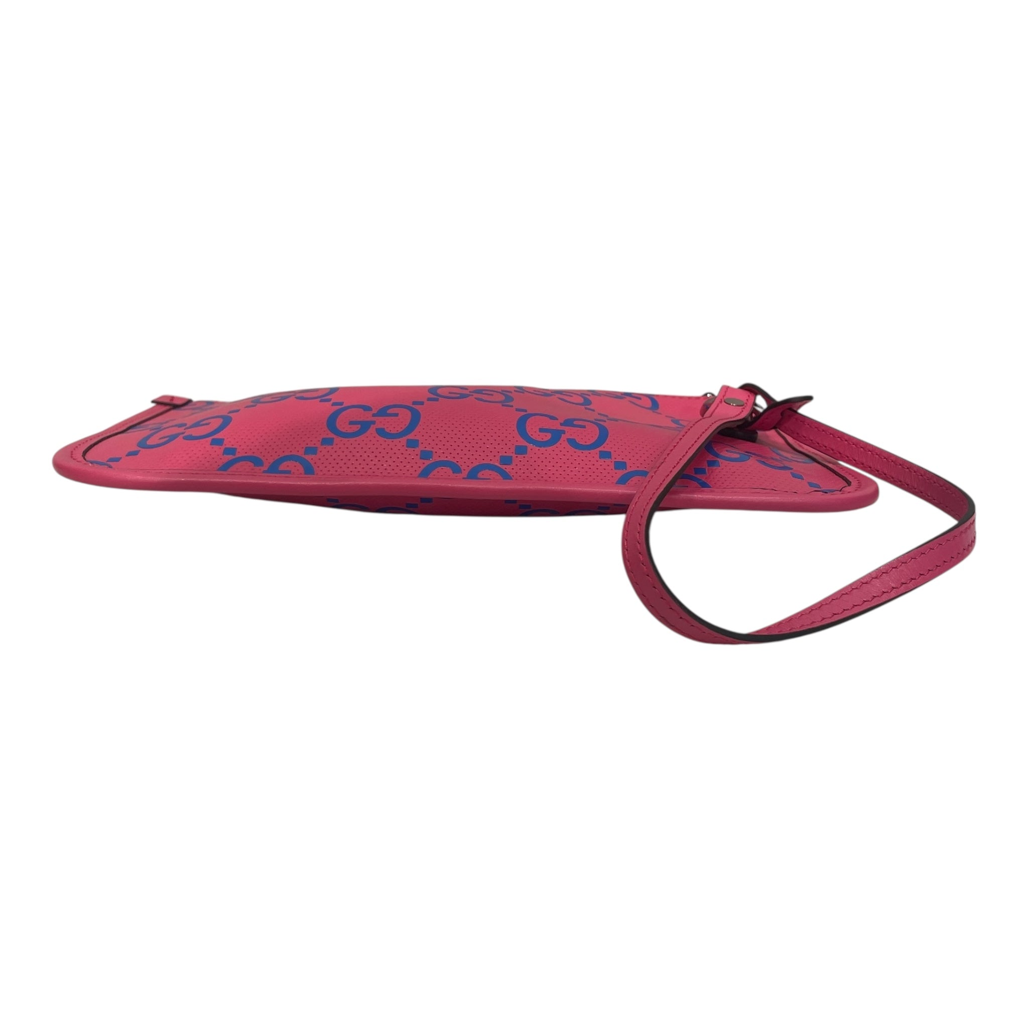 GUCCI/Pouch/Monogram/Leather/PNK/BLU/PINK MONOGRAM view 3