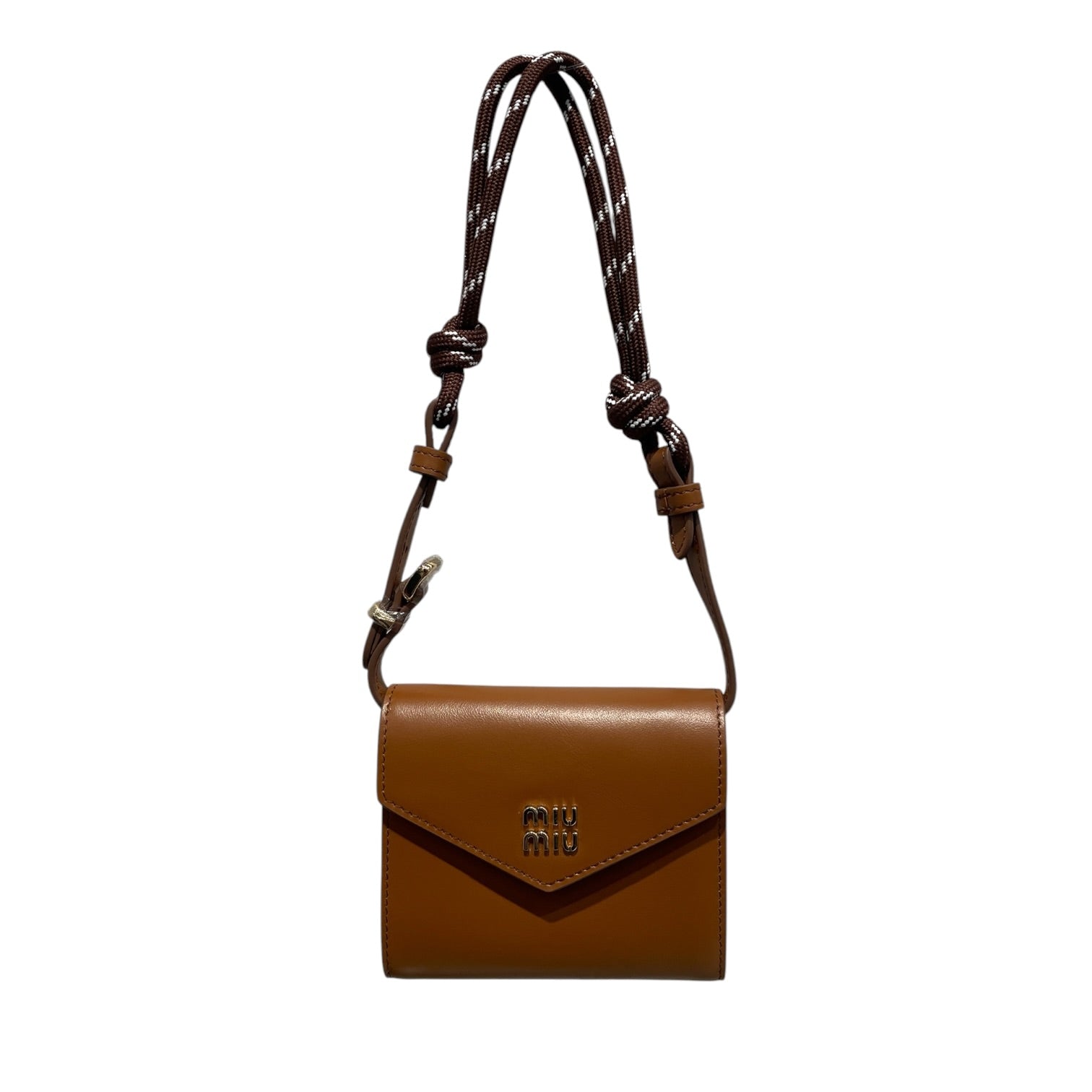 MIU MIU/Bifold Wallet/Leather/CML/L's/NAPPA COMPACT WALLET ON STRAP view 4