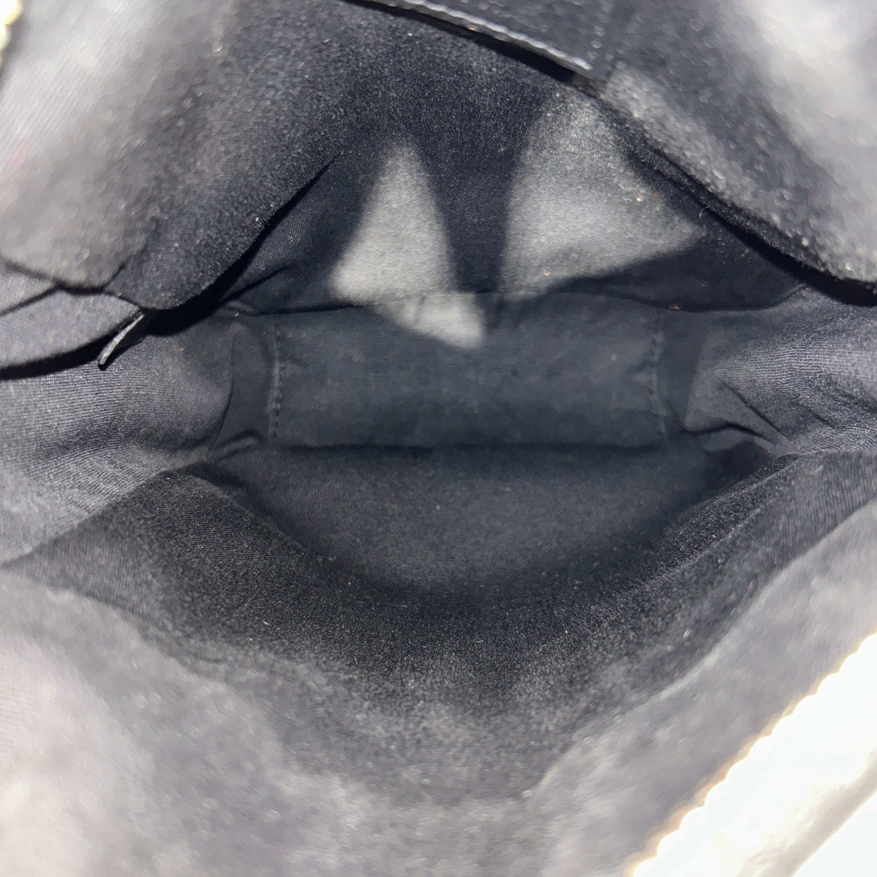 Christian Dior/Cross Body Bag/OS/Monogram/Cotton/BLK/ view 4