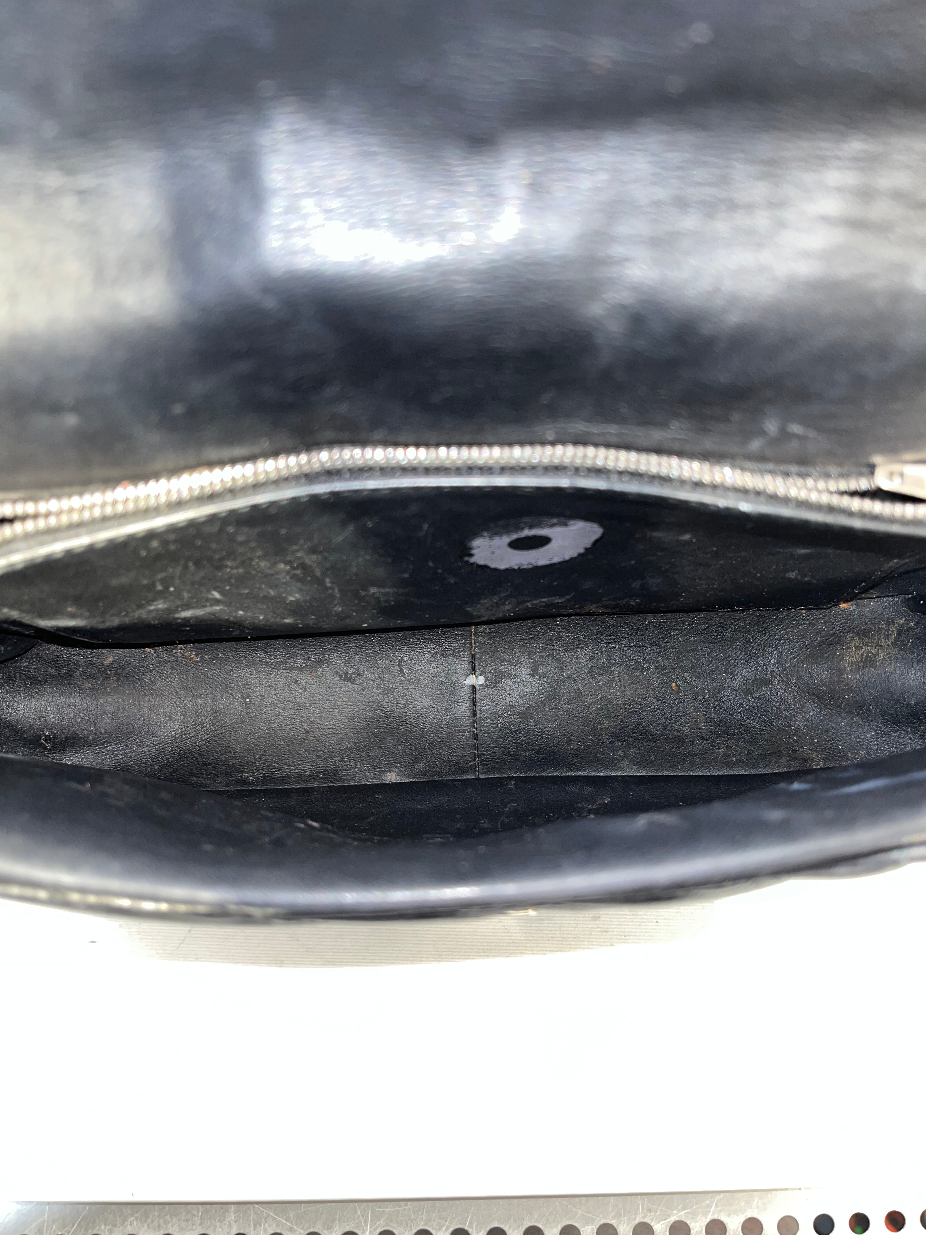 BALENCIAGA/Cross Body Bag/Leather/BLK/BB Quilted leather shoulder ba view 6