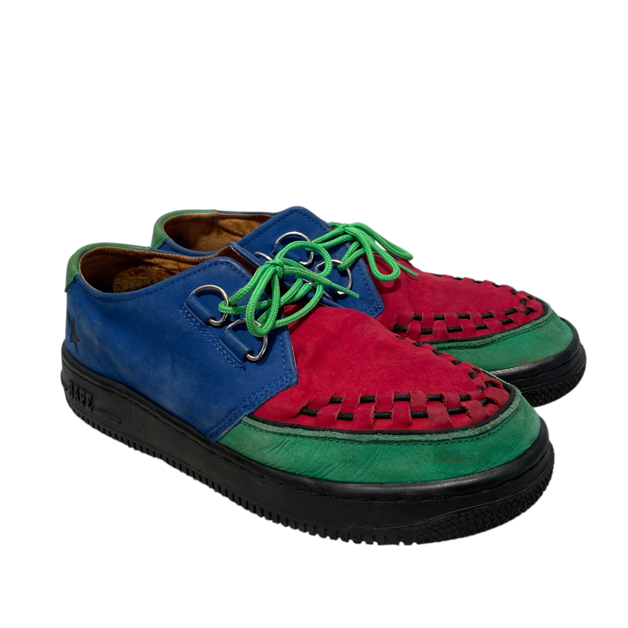 BAPE STA!/AMBUSH/Low-Sneakers/US 10/Leather/MLT/CREEPSTA view 1