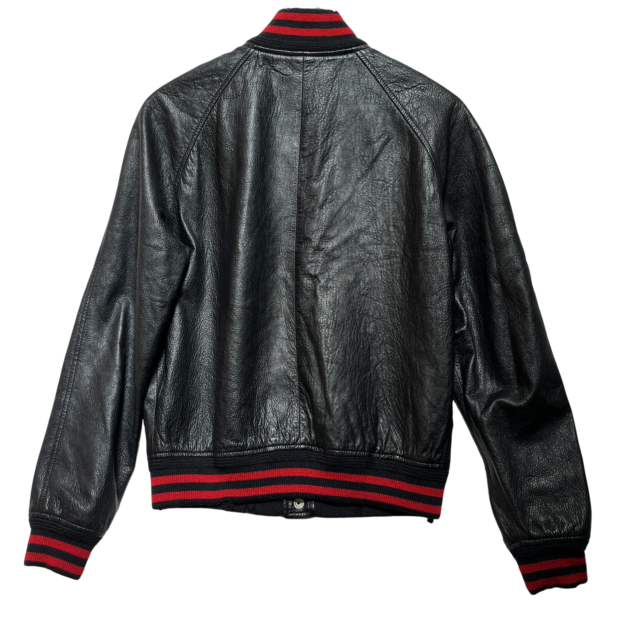 SAINT LAURENT/Jacket/44/Leather/BLK/ view 4