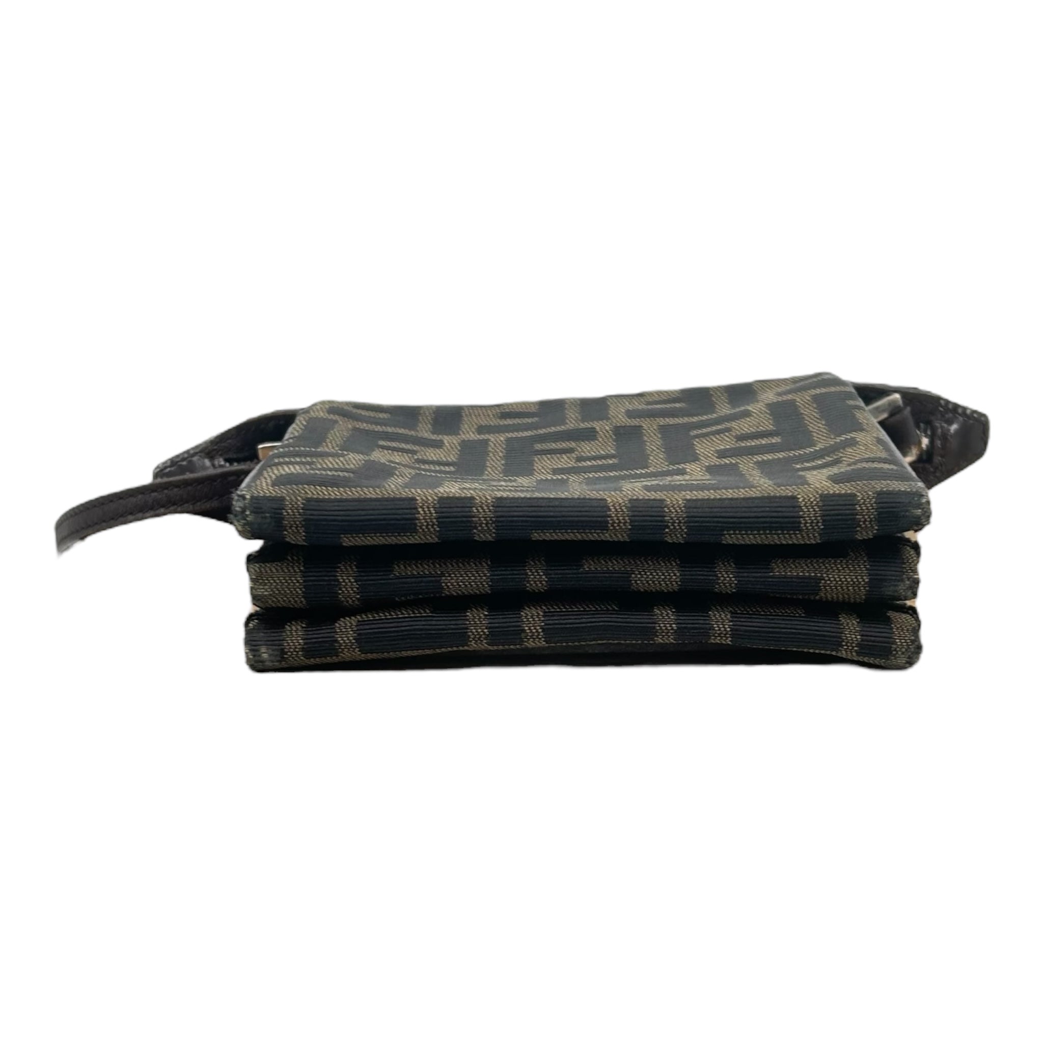 FENDI/Zucca/CanvasShoulderBag/Cotton/BRW view 3