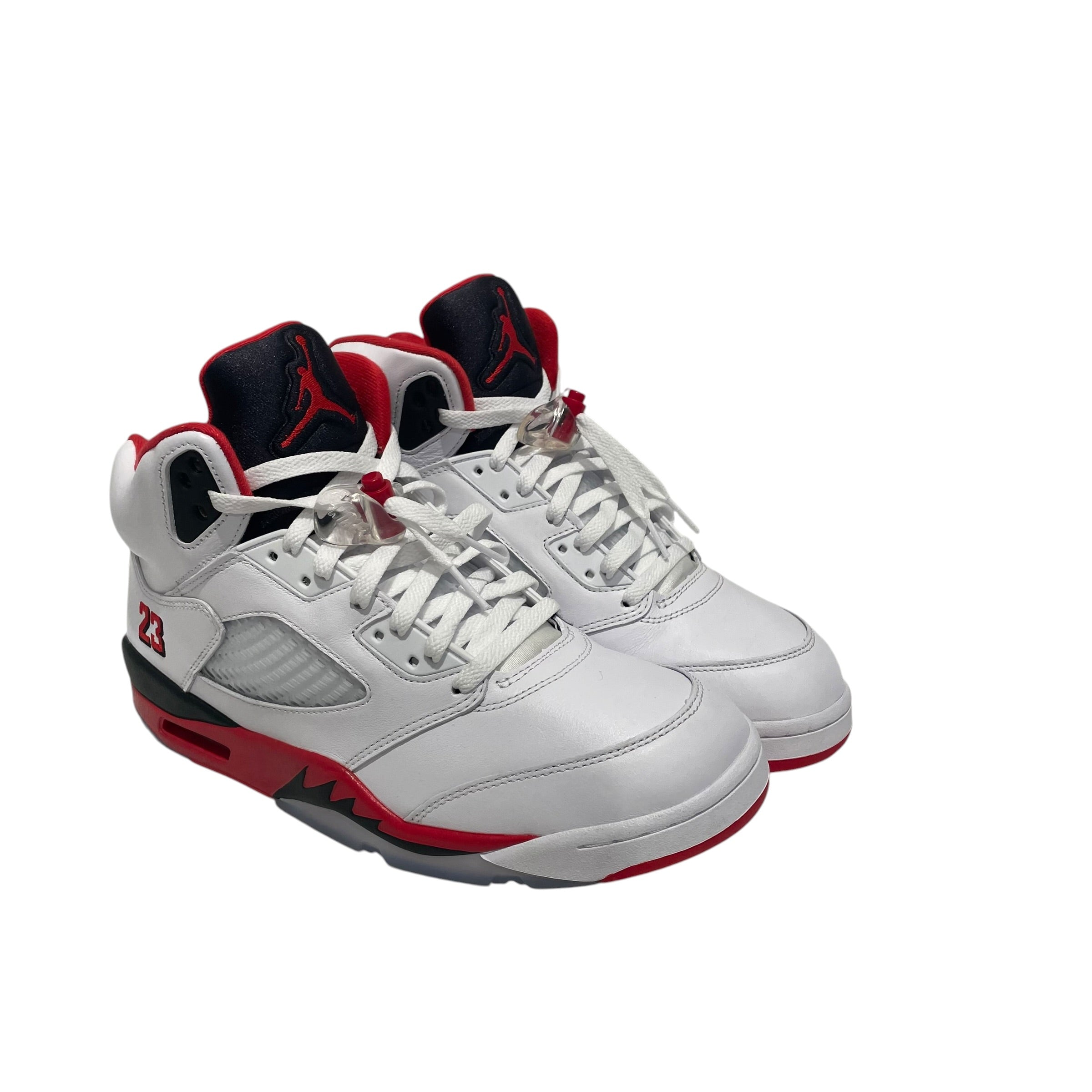 NIKE/Hi-Sneakers/US 11/Leather/WHT/Jordan 5 "Fire Red" view 1