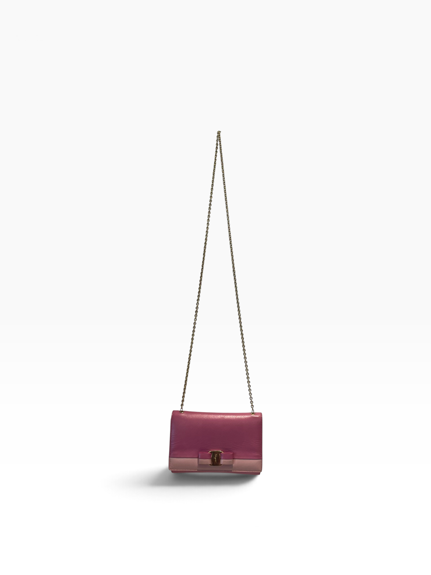 Salvatore Ferragamo/Cross Body Bag/Leather/PNK/Vara Bow Bag view 1