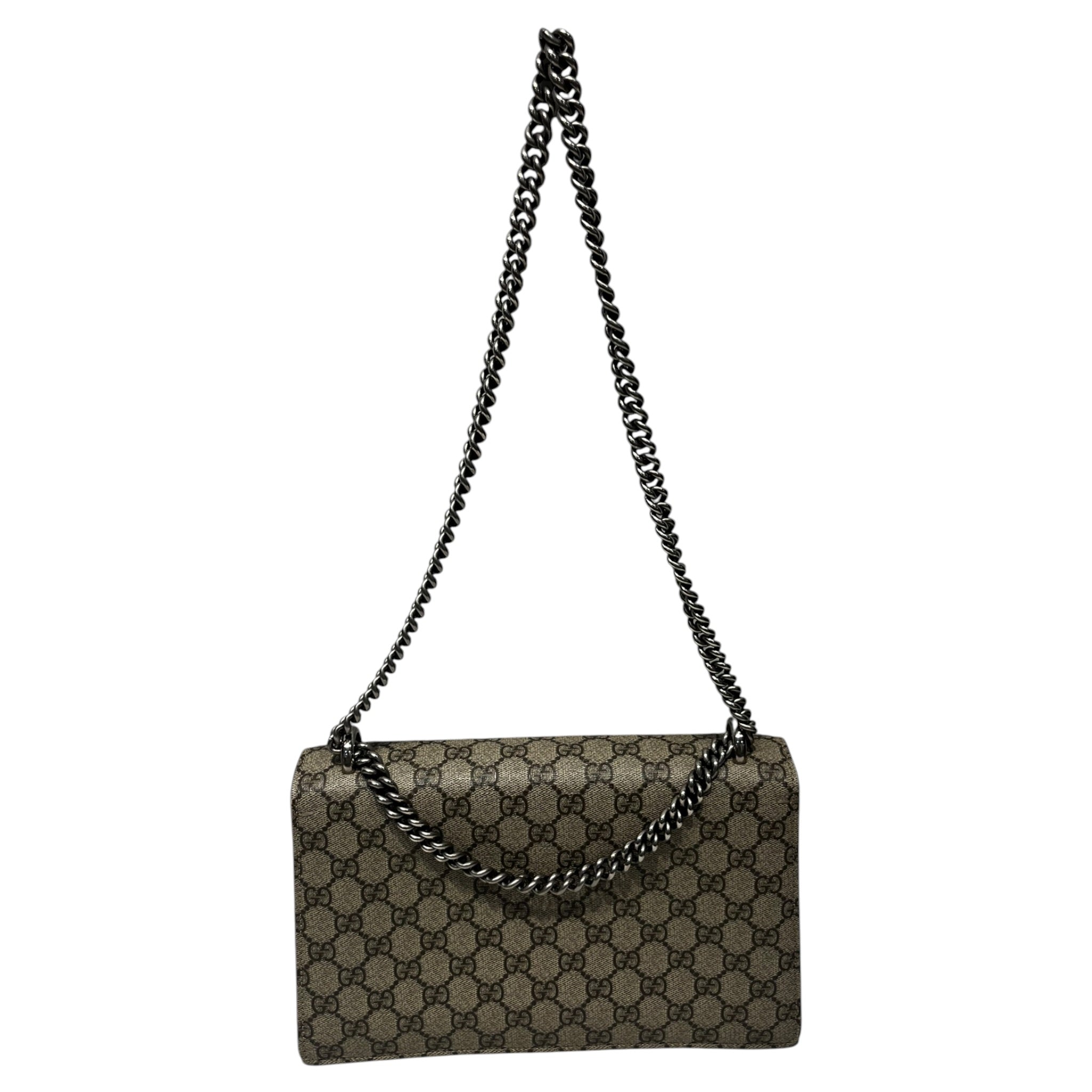 GUCCI/Cross Body Bag/Monogram/Leather/BLK/Diinysus view 2