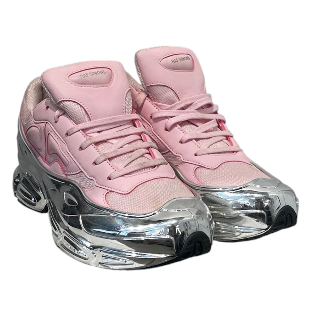 RAF SIMONS/adidas/Low-Sneakers/US 8.5/PNK/OZWEEGO PNK & SLV view 1