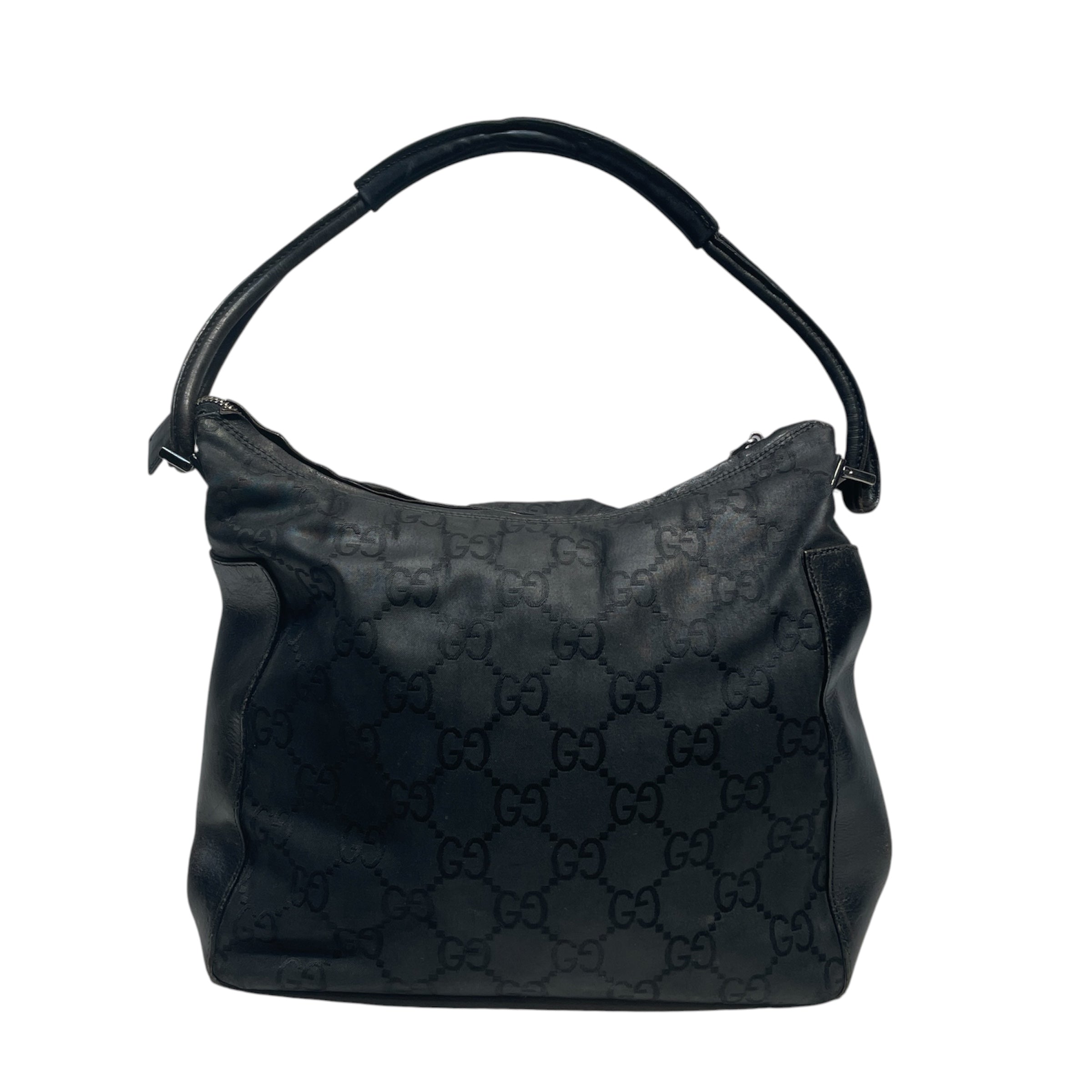 GUCCI/Backpack/Monogram/Nylon/BLK/HOBO view 2