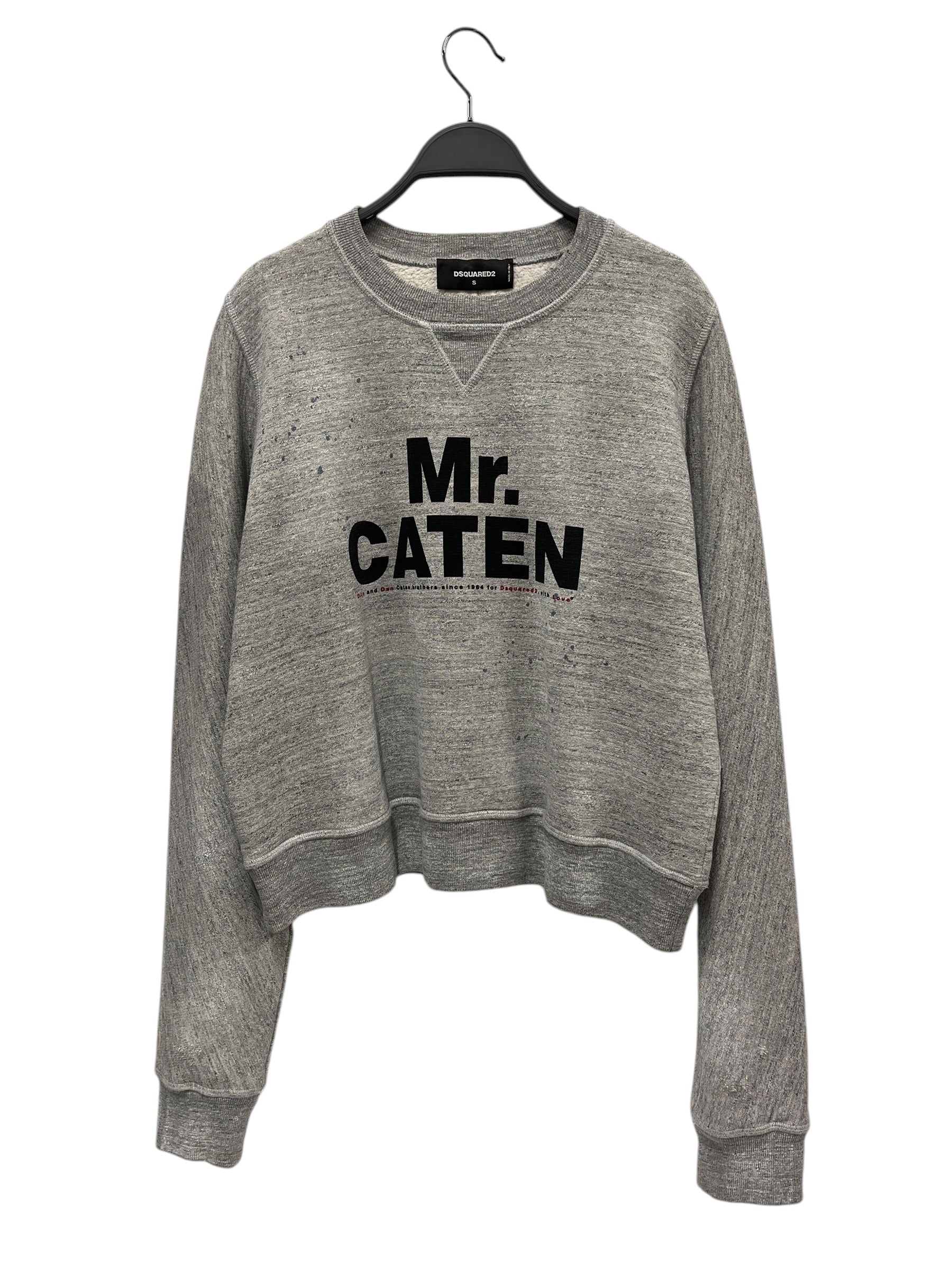 DSQUARED2/Sweatshirt/S/Cotton/GRY/Mr.Caten Logo view 1