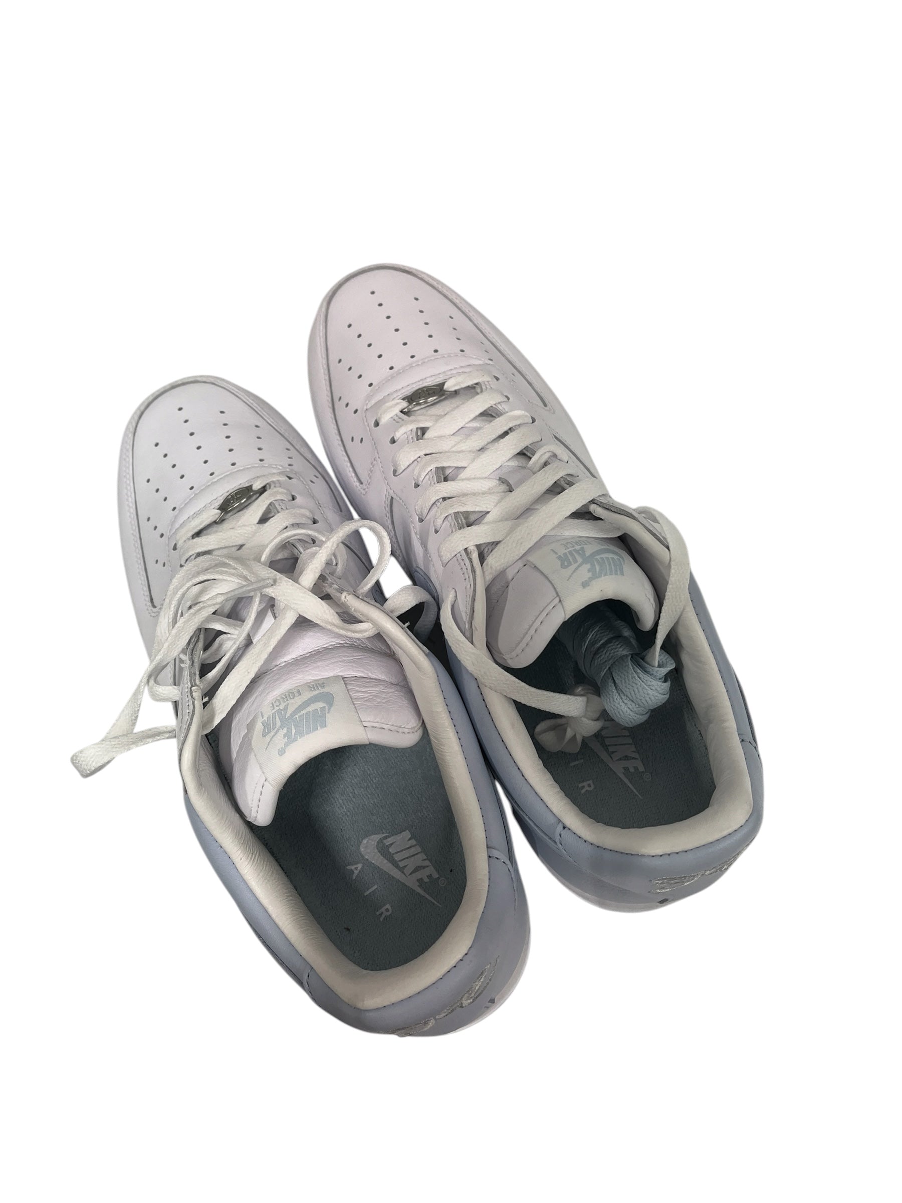 NIKE/AIR FORCE 1 LOW QS TS/Low-Sneakers/US 11/Leather/WHT/FJ5756-100 view 4
