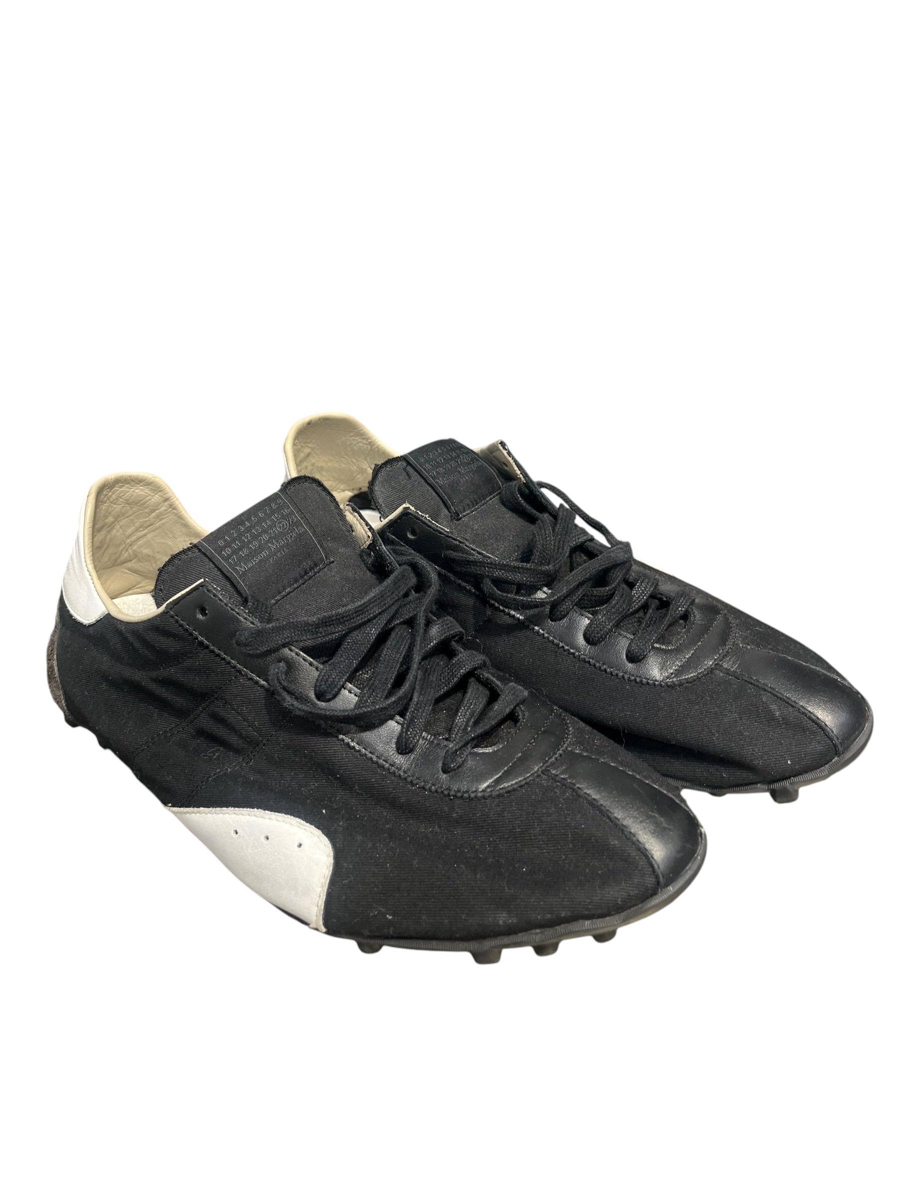 Maison Margiela/Low-Sneakers/EU 43/Cotton/BLK/BLACK SPRINTERS SNEAKERS view 1