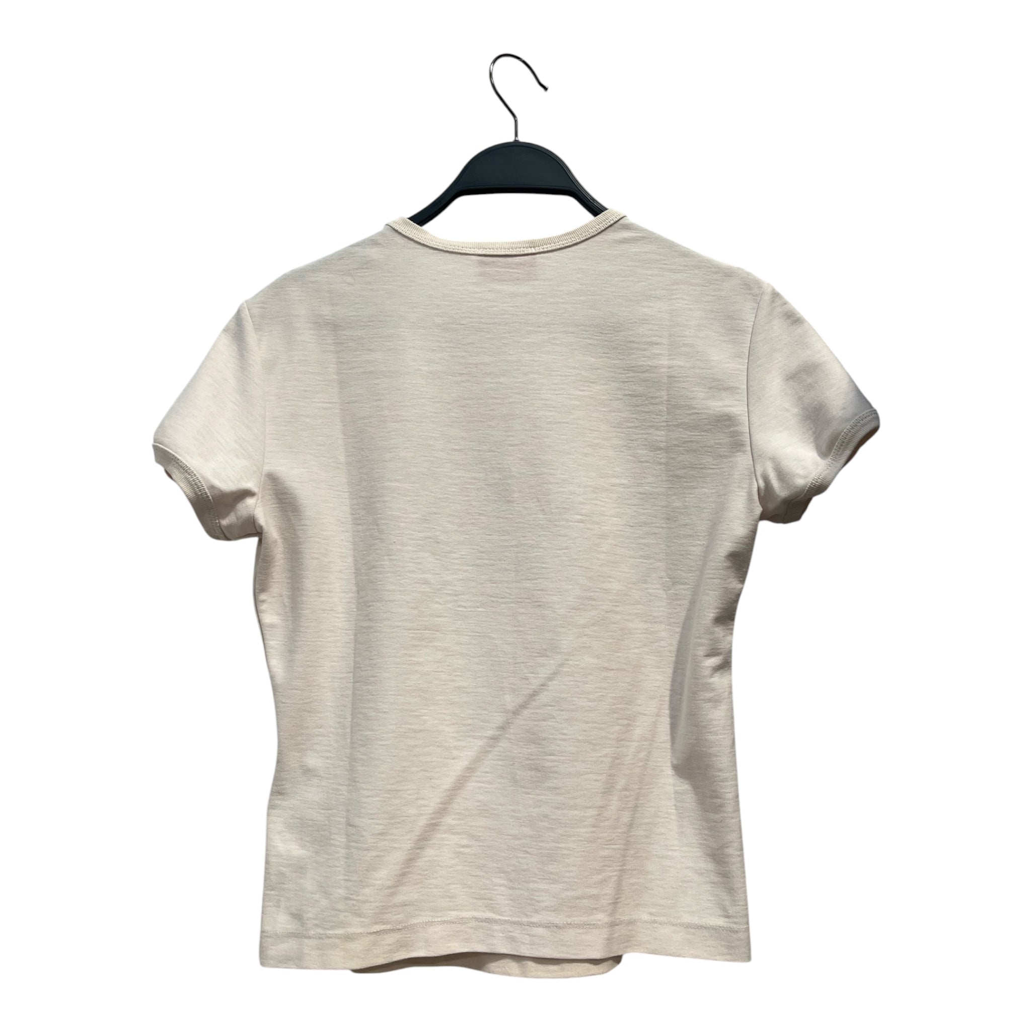 DIESEL/T-Shirt/S/Cotton/BEG/TRANSLUCENT FRONT view 2