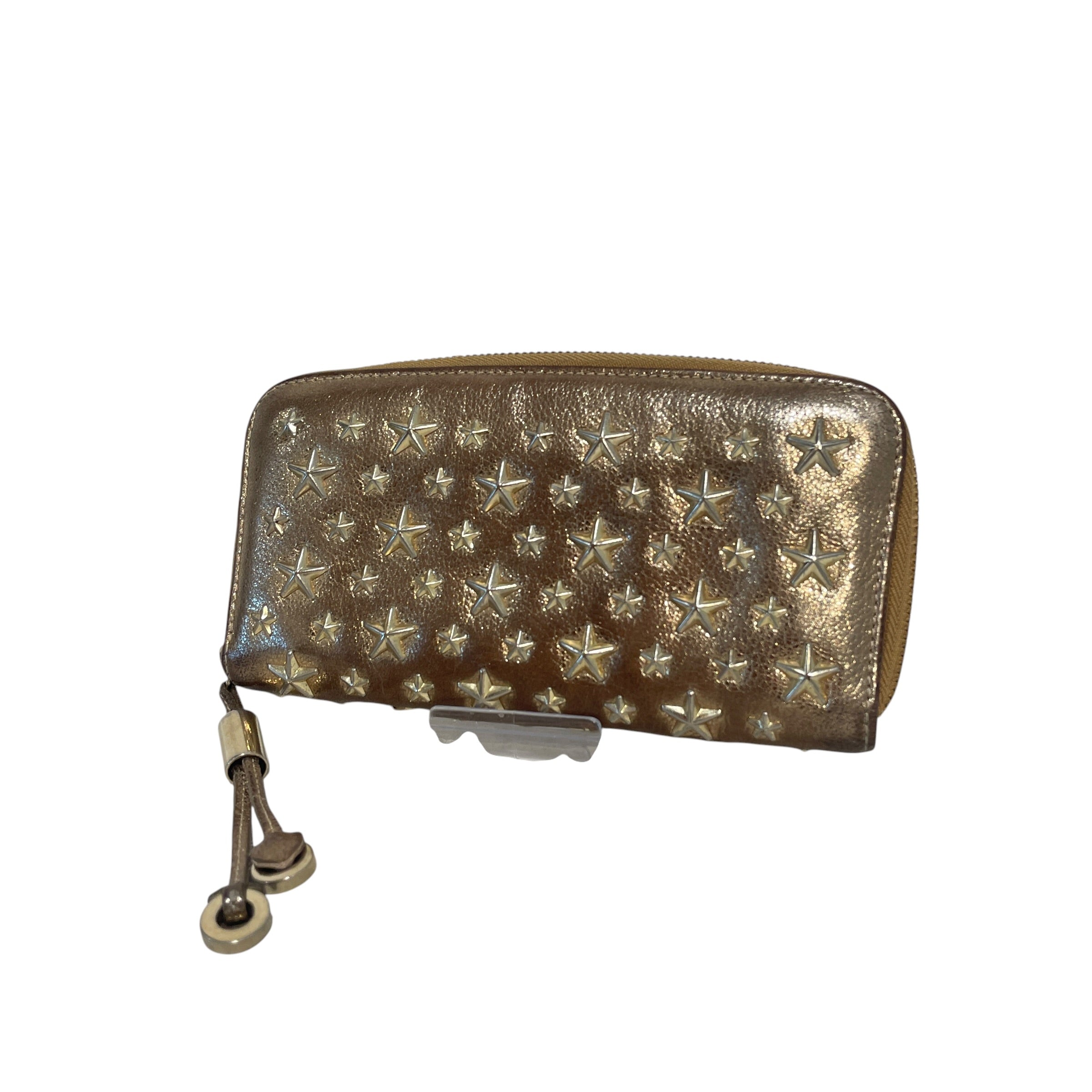 JIMMY CHOO/Wallet/Leather/GLD/L's/Star Studded Wallet view 2