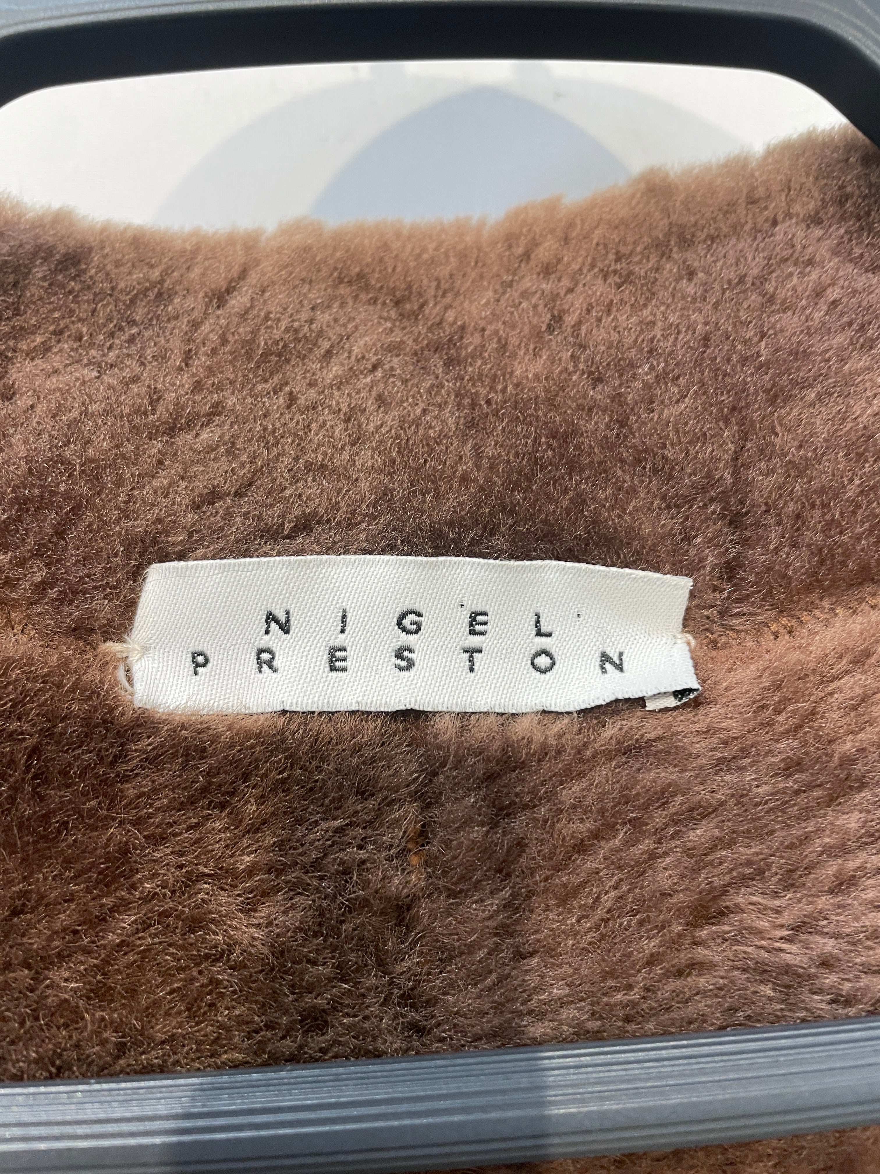Nigel Preston/Trench Coat/M/Suede/BRW/Shearling view 3