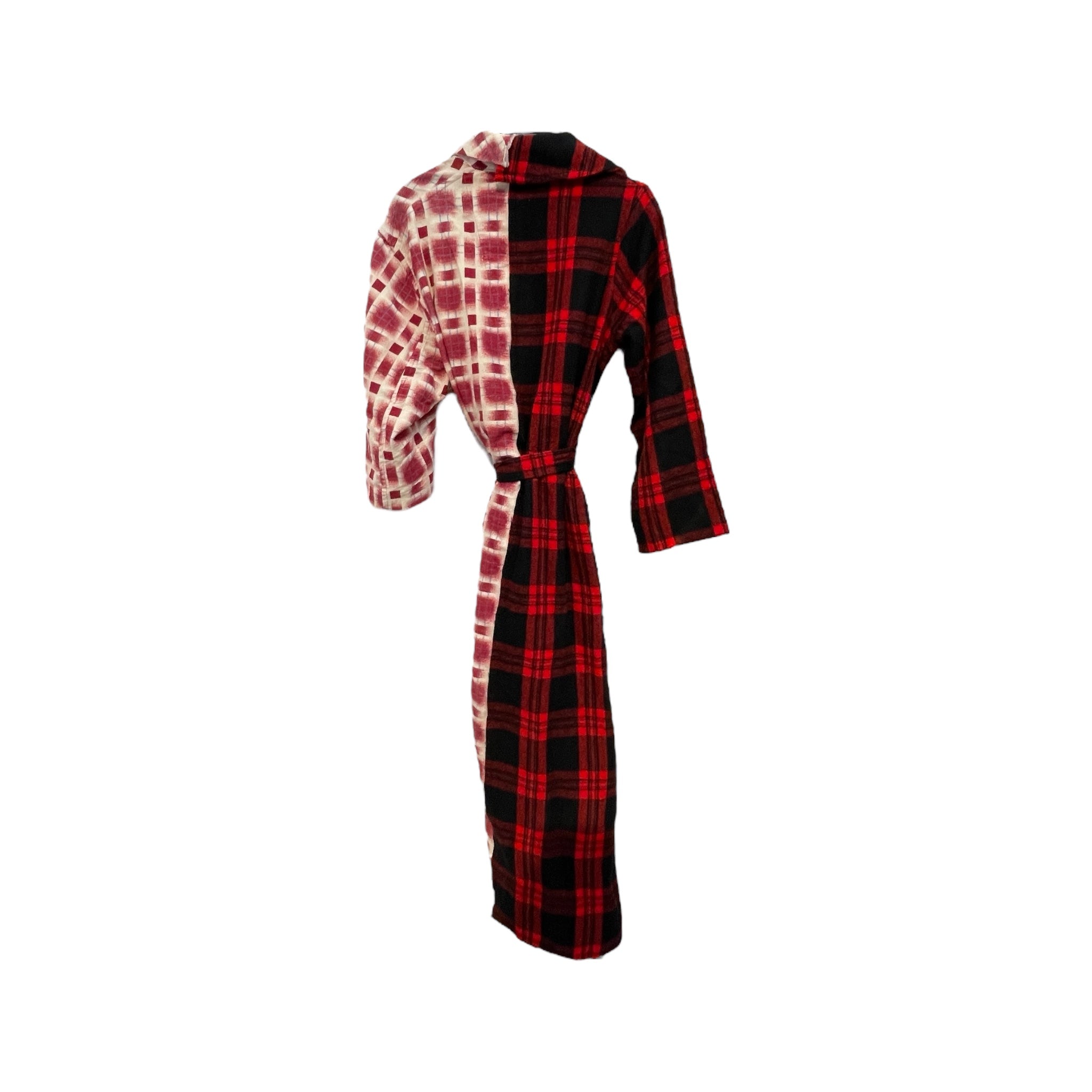 FACETASM/Jacket/OS/Cotton/RED/Plaid/Plaid Robe view 2
