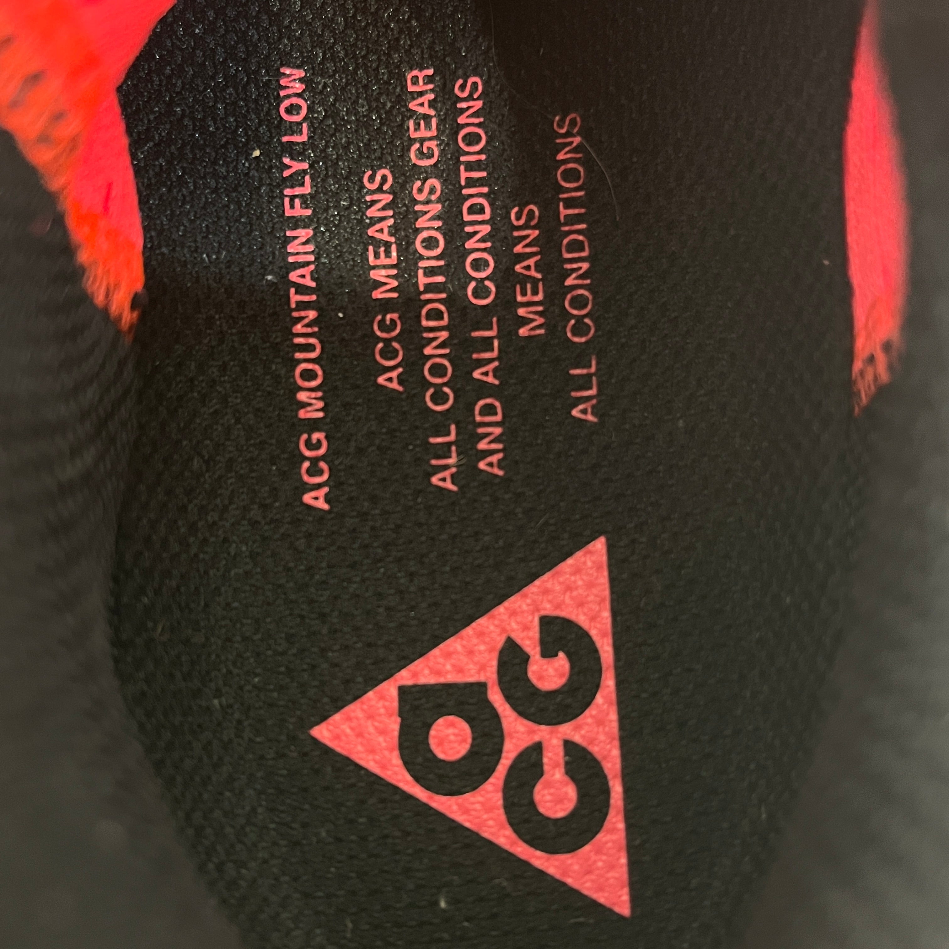 NIKE ACG/Low-Sneakers/US 6.5/Polyester/PNK/Nike React Flyplate view 3