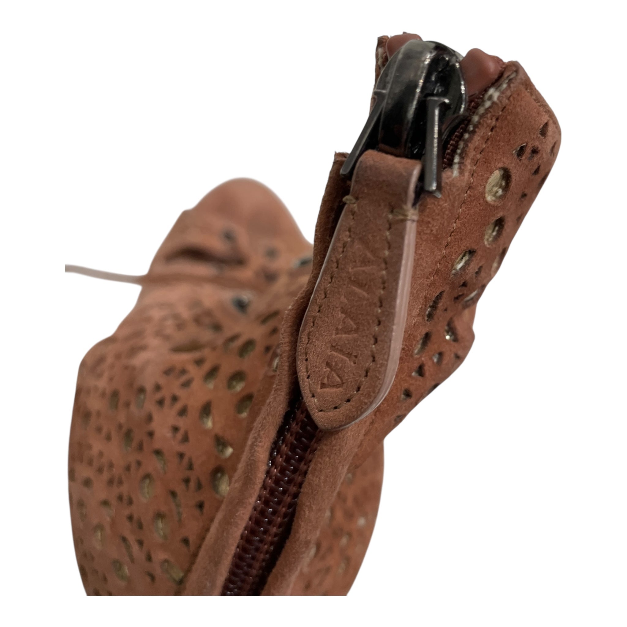 ALAIA/Heels/EU 38.5/Suede/BEG/LACE UP HEELS view 5