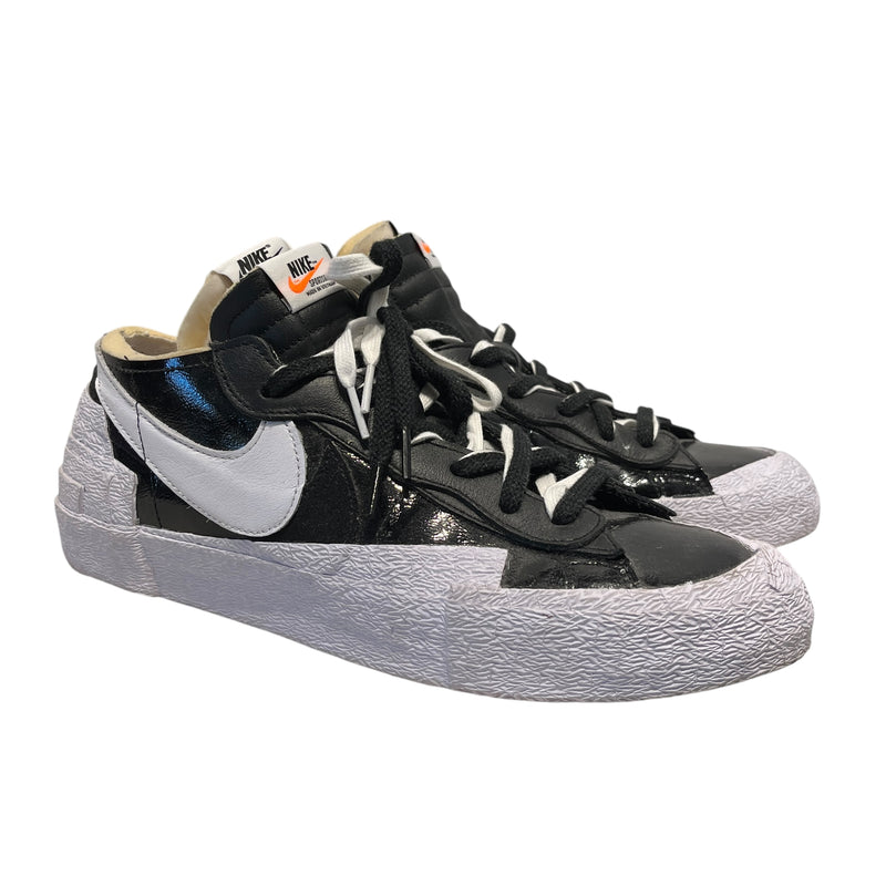 NIKE/Sacai/Low-Sneakers/US 12/BLK/PATENT LOW BLAZER