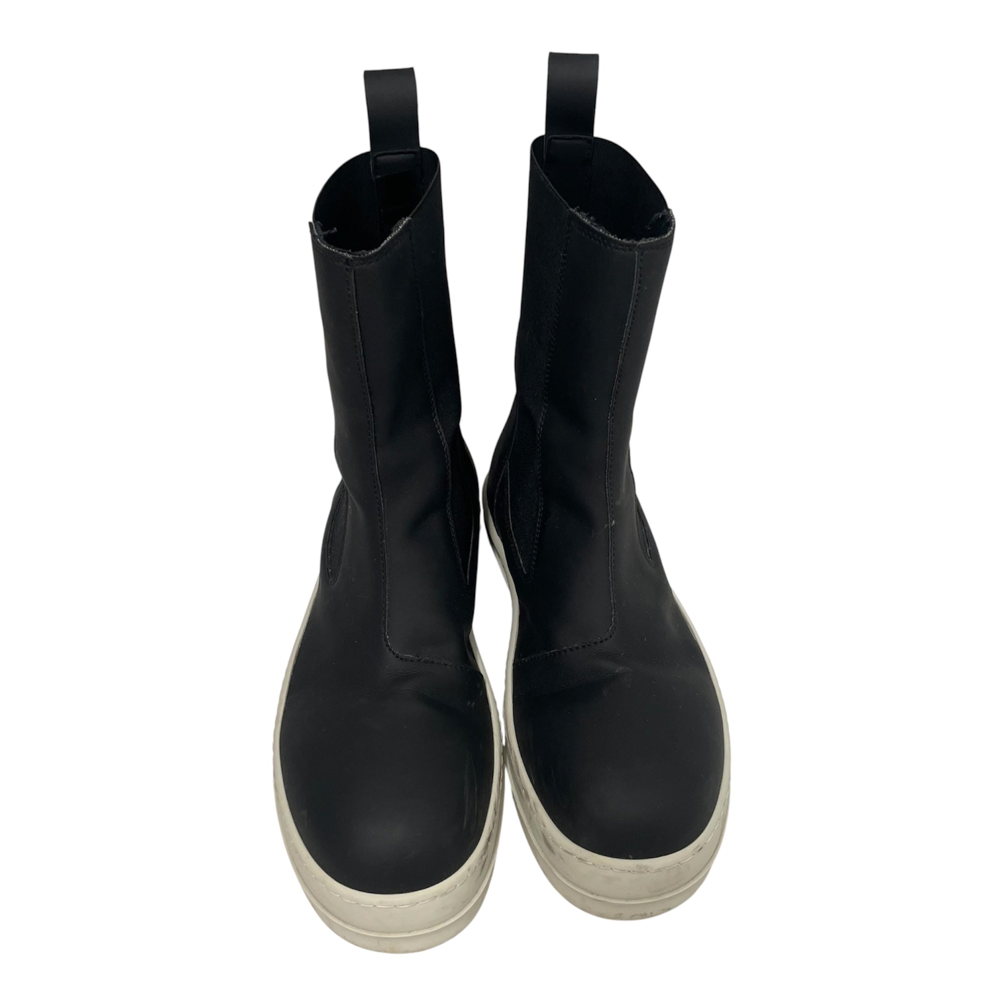 RICK OWENS DRKSHDW/Hi-Sneakers/US 9/Leather/BLK/BEETLE SNEAKERS view 4