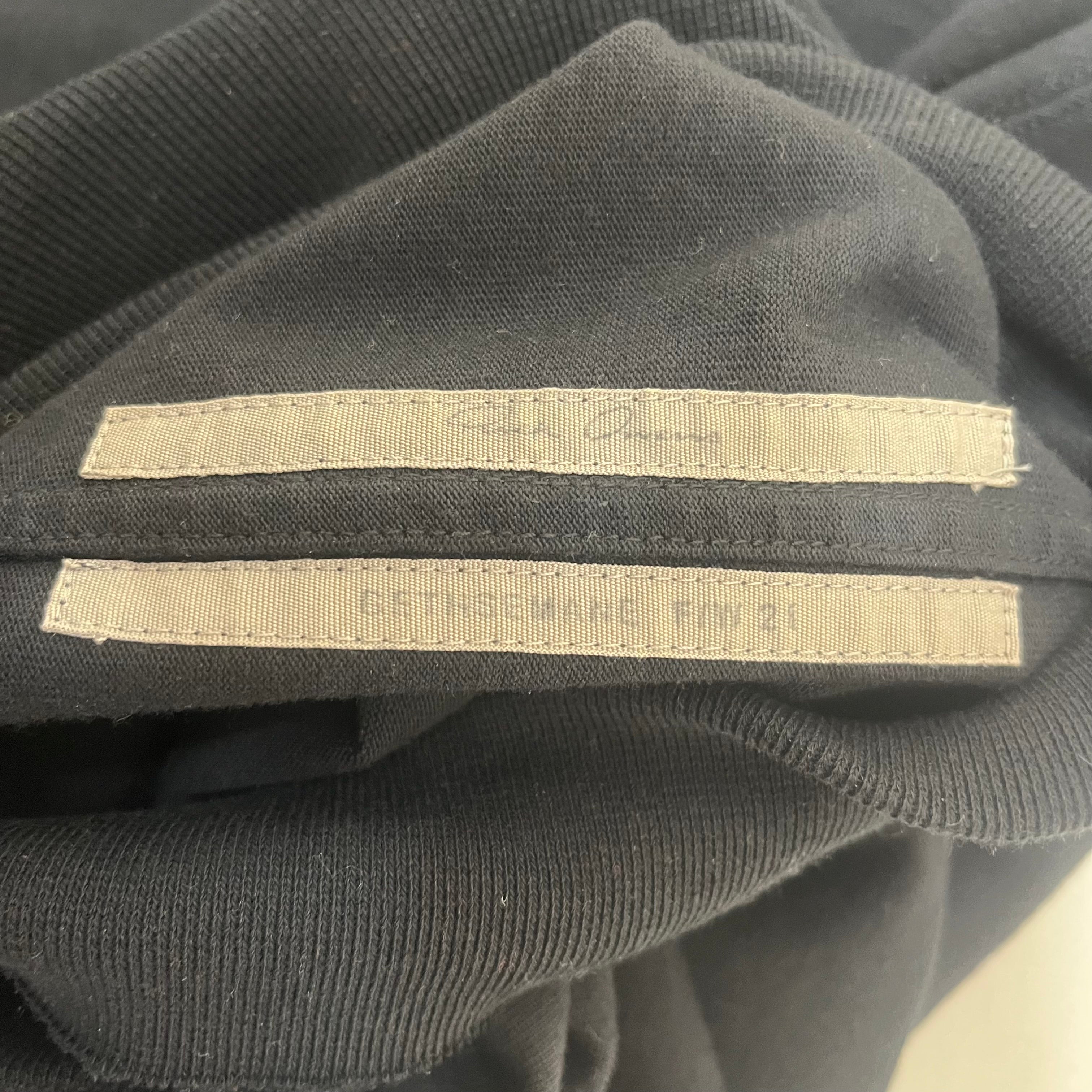 Rick Owens/LS T-Shirt/L/Cotton/BLK/Turtle Neck/ view 3